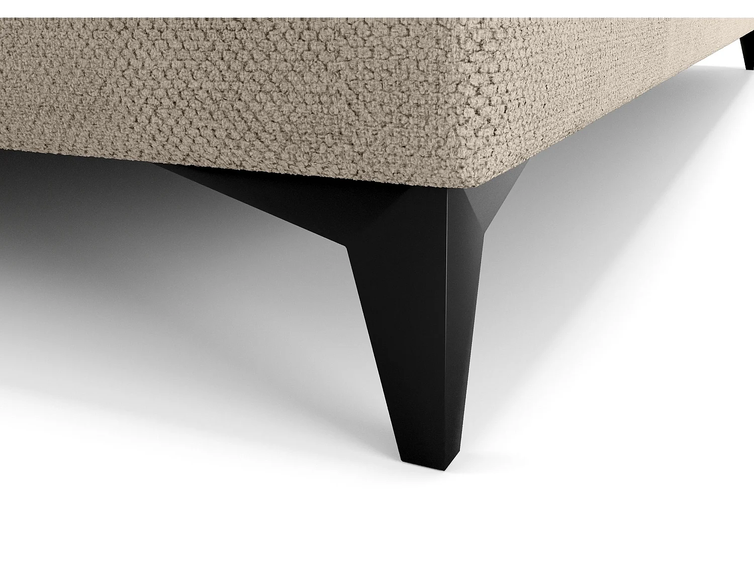 BEDANTE lit boxspring ONO 160x200 CURIO 11 marron lit coffre de lit lit double lit d'hôtel surmatelas matelas chambre à coucher rangement