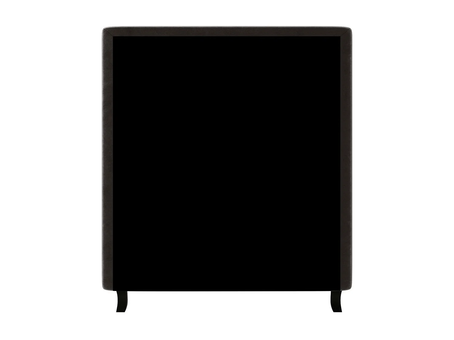 BEDANTE Boxspringbett LIMBA 80x200 Monolith 92 Grau Bett Bettkasten Einzellbett Hotelbett Topper Matratze Schlafzimmer Stauraum