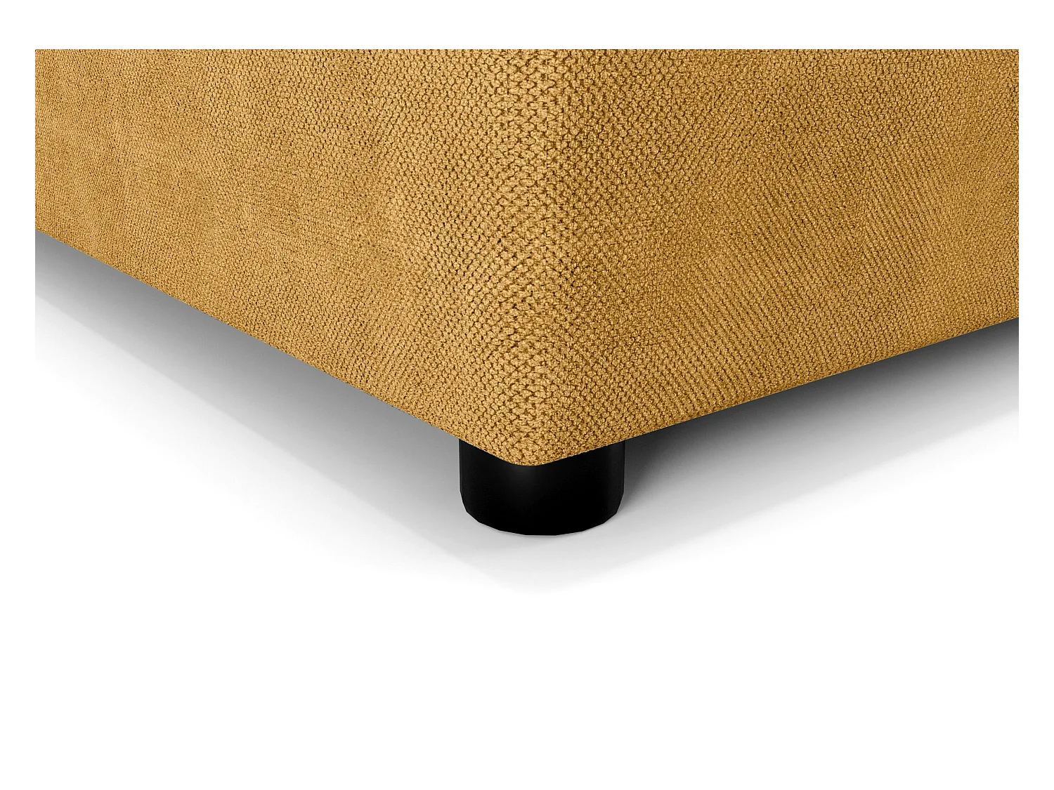 BEDANTE Lit boxspring KIDA 160x200 Curio 48 Orange Lit Litkasten Lit double Lit d'hôtel Chambre à coucher Espace de rangement