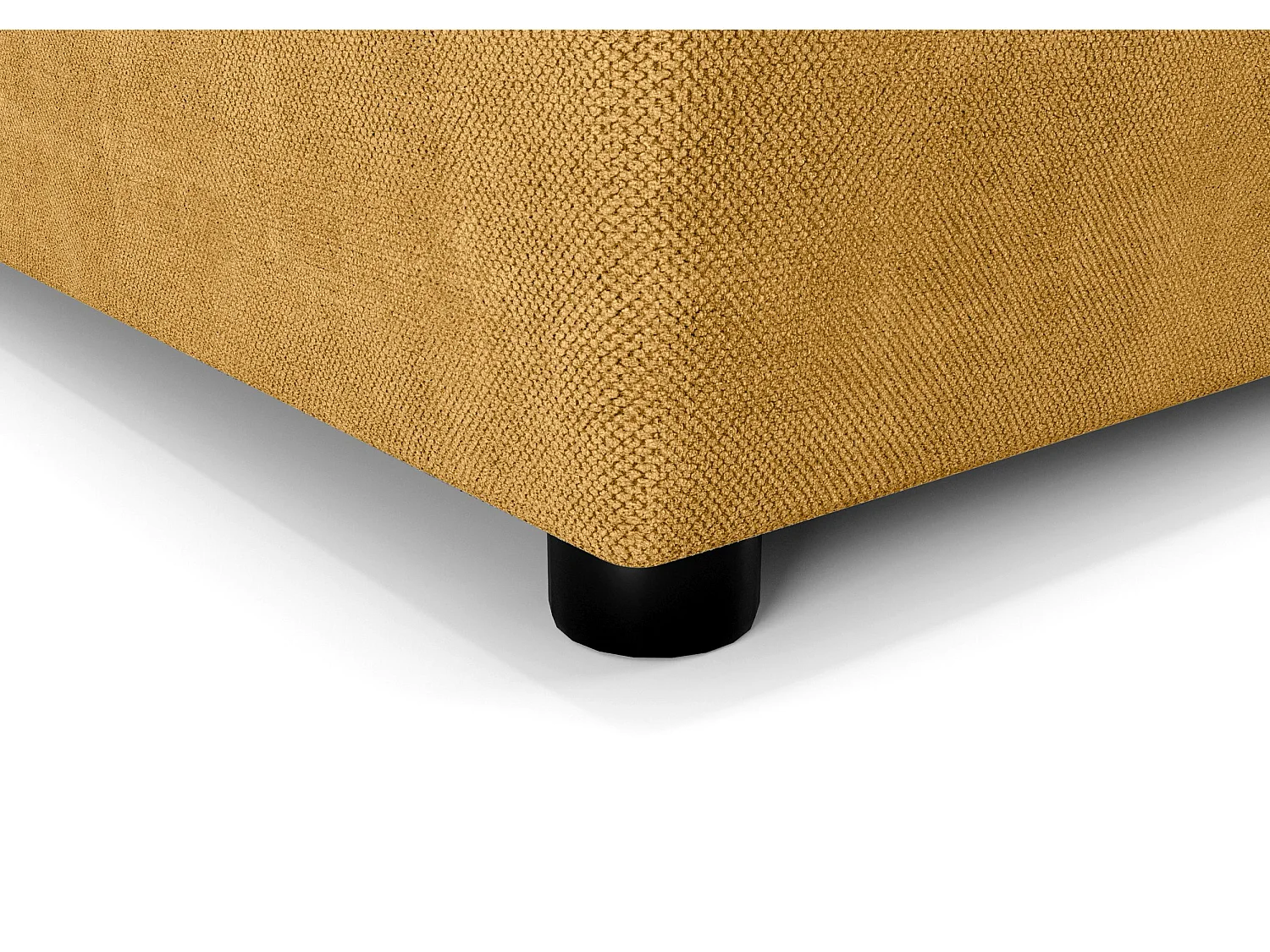 BEDANTE Lit boxspring KIDA 160x200 Curio 48 Orange Lit Litkasten Lit double Lit d'hôtel Chambre à coucher Espace de rangement