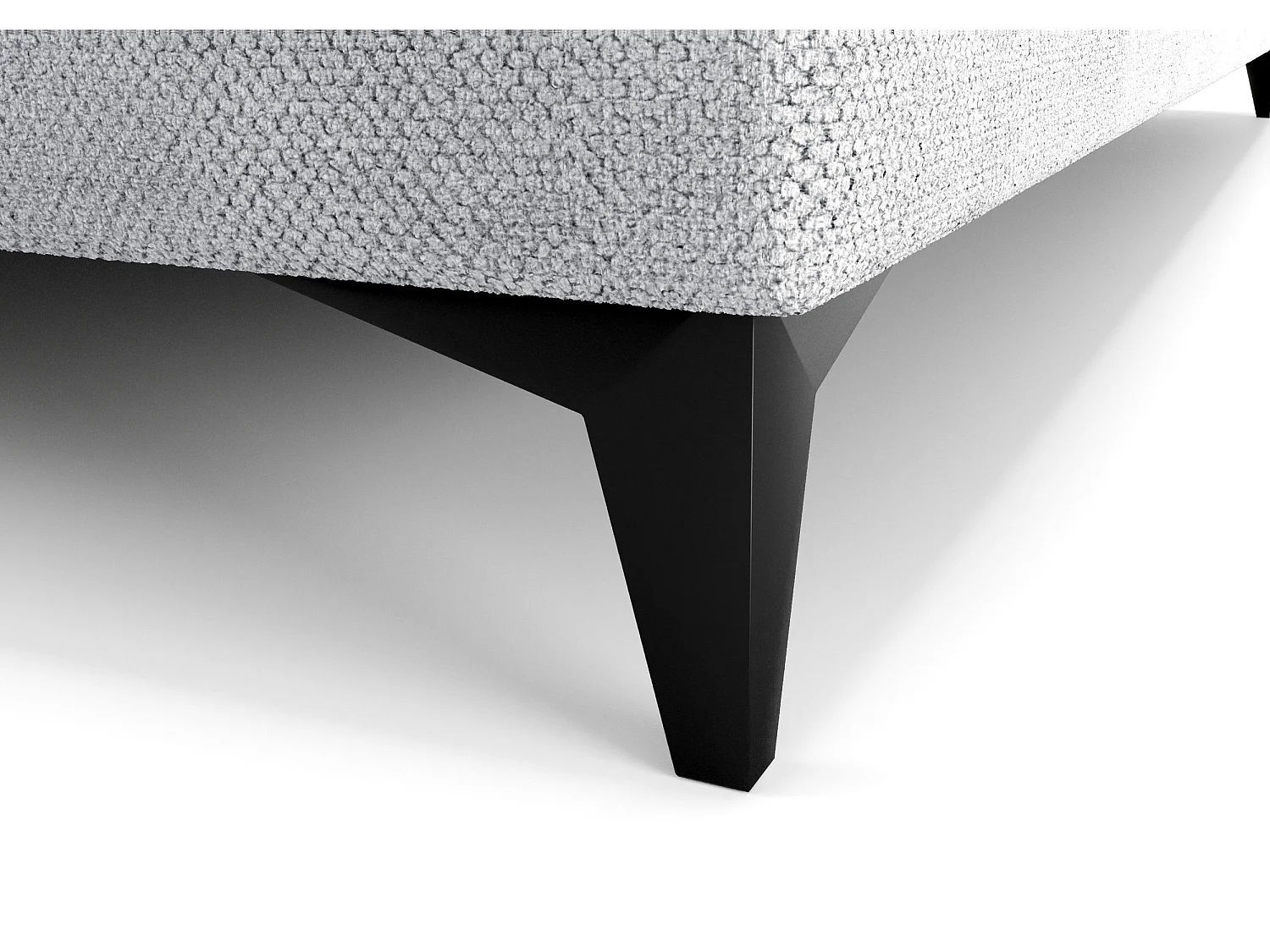 BEDANTE Boxspringbett ONO 140x200 CURIO 80 Hellgrau Bett Bettkasten Ehebett Hotelbett Topper Matratze Schlafzimmer Stauraum