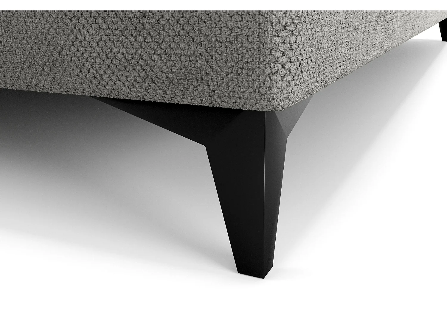 BEDANTE Boxspringbett ONO 180x200 CURIO 93 Grau Bett Bettkasten Ehebett Hotelbett Topper Matratze Schlafzimmer Stauraum