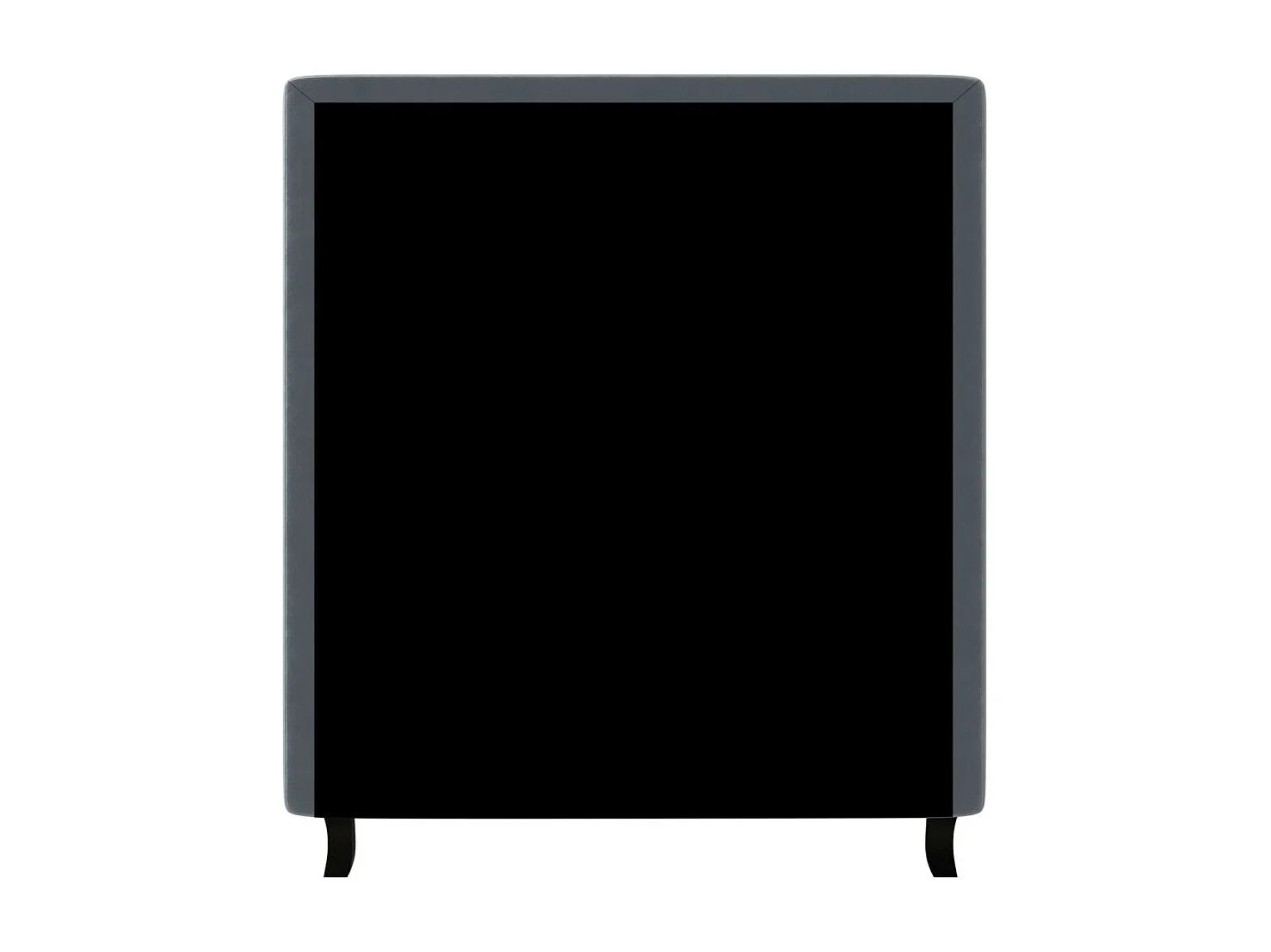 BEDANTE Lit Boxspring LIMBA 80x200 Monolith 72 Bleu Lit avec coffre Lit simple Lit d’hôtel Surmatelas Matelas Chambre Espace de rangement