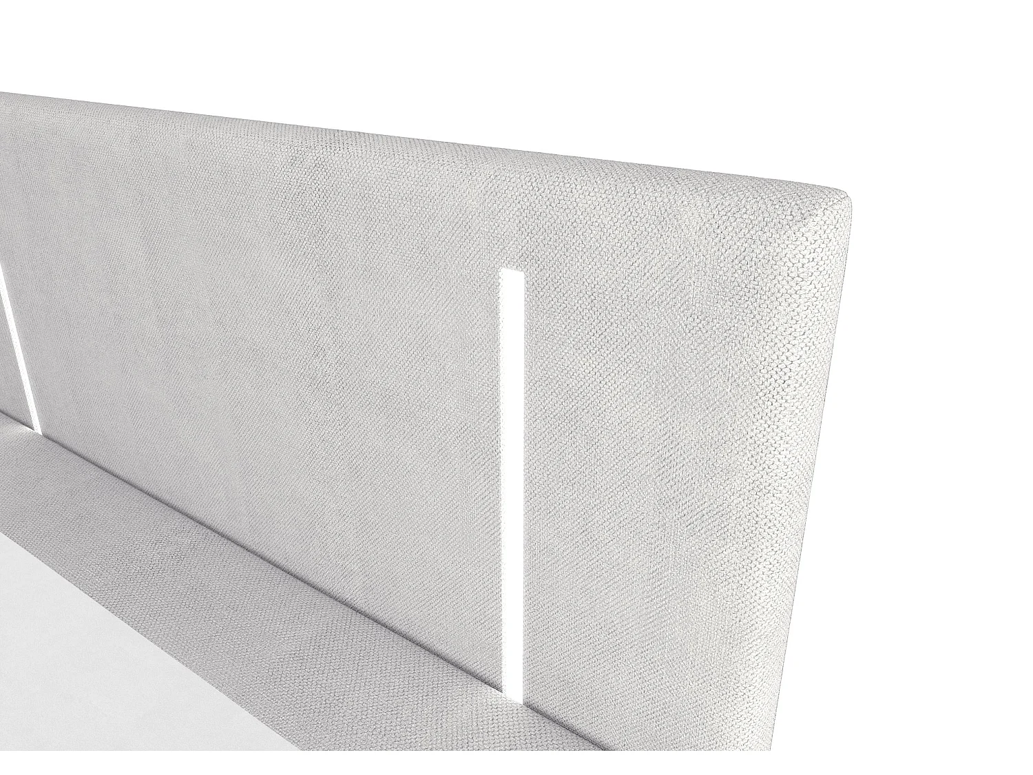 BEDANTE Boxspringbett ONO 180x200 CURIO 80 Hellgrau Bett Bettkasten Ehebett Hotelbett Topper Matratze Schlafzimmer Stauraum