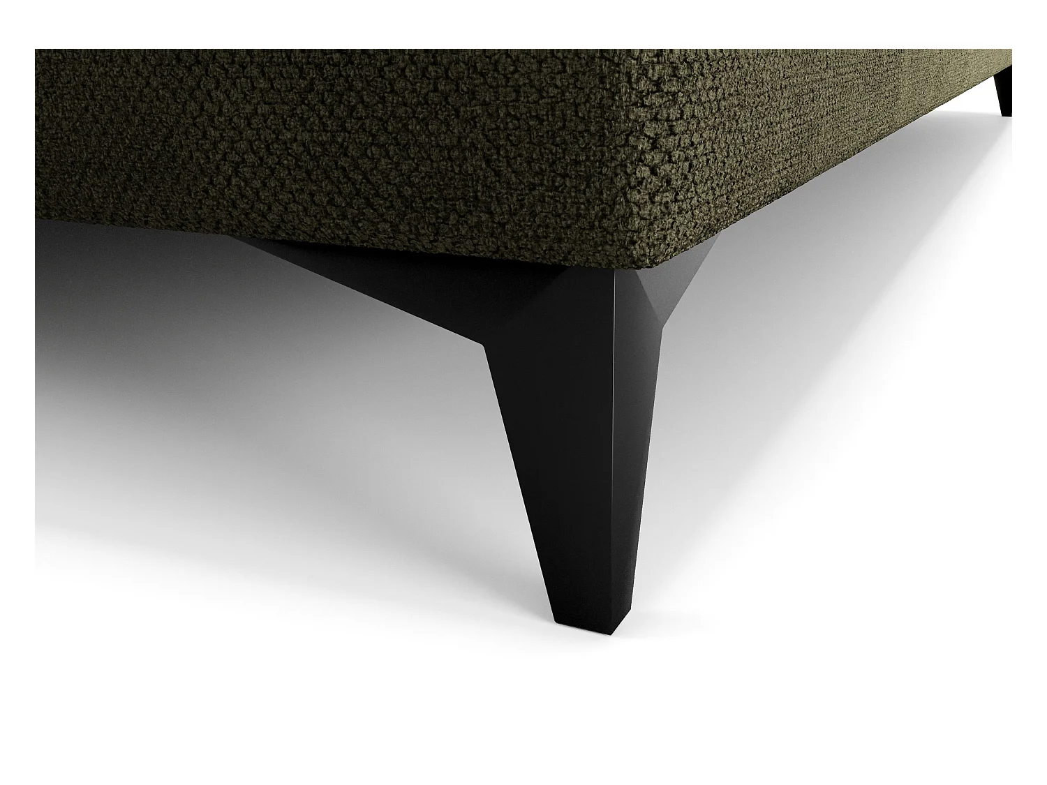 BEDANTE lit boxspring ONO 140x200 CURIO 39 vert lit coffre de lit lit double lit d'hôtel surmatelas matelas chambre à coucher rangement