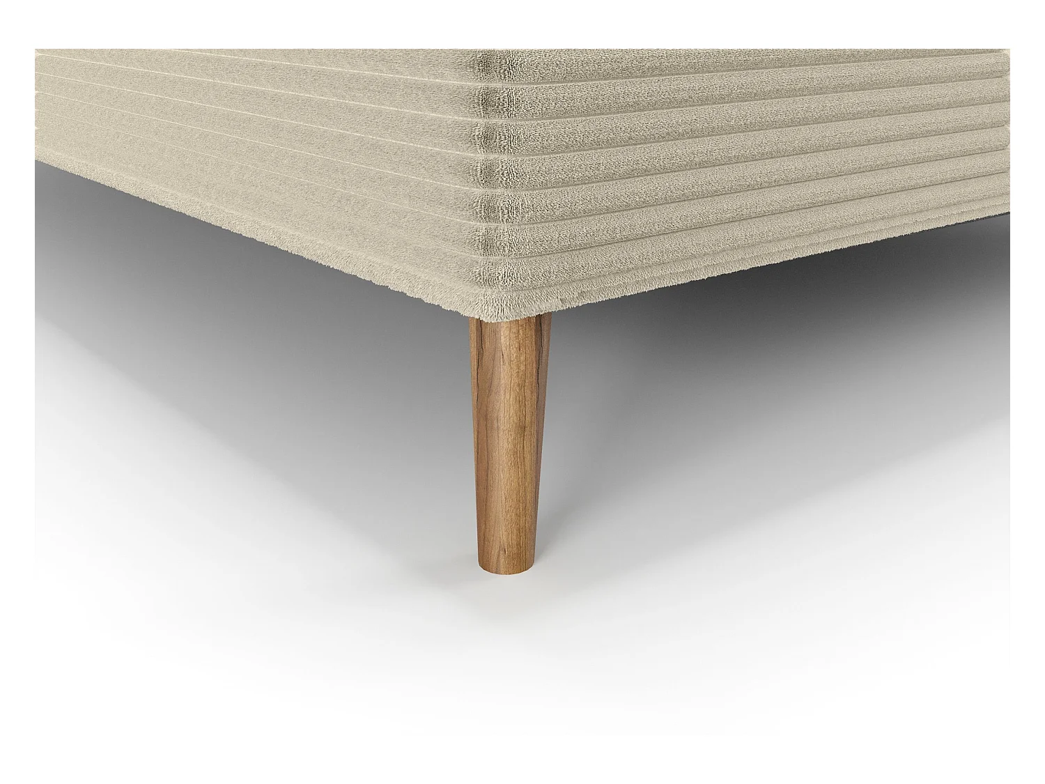 BEDANTE lit boxspring NARA 140x200 POSO 105 écru lit coffre de lit lit double lit d'hôtel surmatelas matelas chambre à coucher rangement