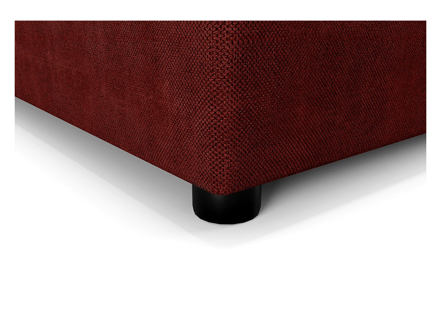 BEDANTE Lit boxspring KIDA 200x200 Curio 57 Rouge Lit Litkasten Lit double Lit d'hôtel Chambre à coucher Espace de rangement