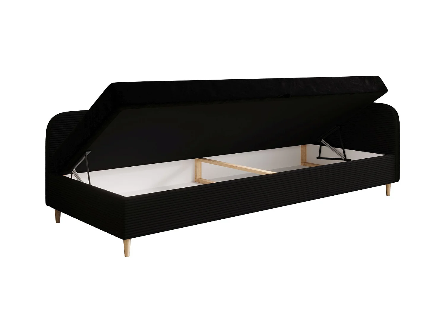 BEDANTE lit MIKO 100x200 RIVIERA 38+LINCOLN 39 vert lit lit junior lit simple lit d'hôtel matelas chambre à coucher rangement