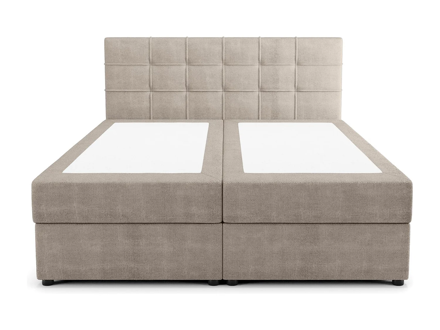 BEDANTE Boxspringbett KIDA 140x200 Curio 11 Beige Bett Bettkasten Ehebett Hotelbett Schlafzimmer Topper Matratze Stauraum