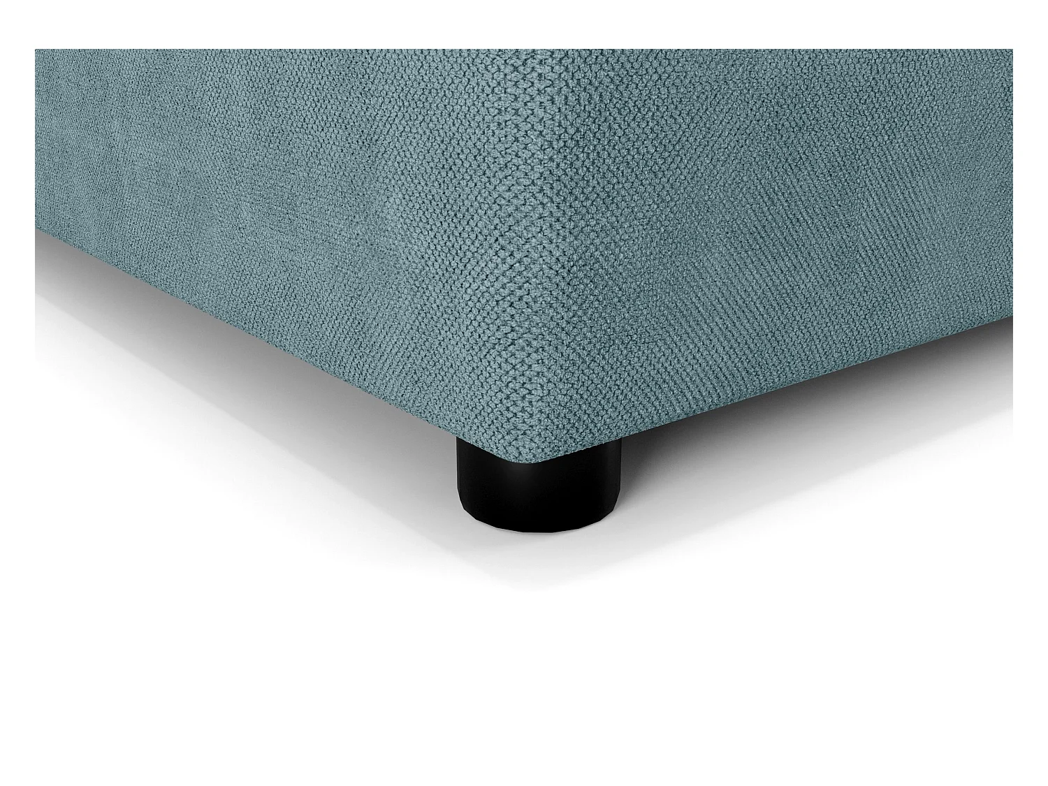 BEDANTE Lit boxspring KIDA 200x200 Curio 74 Bleu Lit Litkasten Lit double Lit d'hôtel Chambre à coucher Espace de rangement