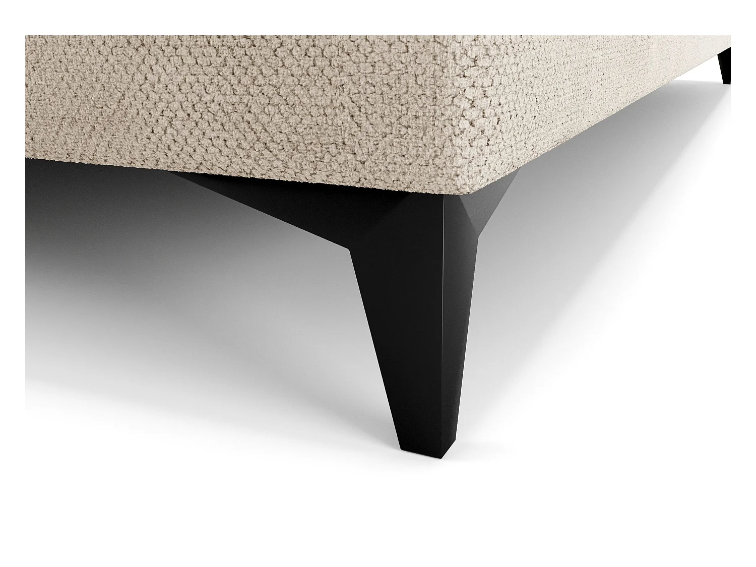 BEDANTE lit boxspring ONO 160x200 CURIO 09 écru lit coffre de lit lit double lit d'hôtel surmatelas matelas chambre à coucher rangement