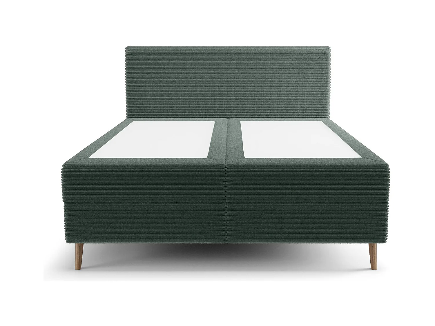 BEDANTE lit boxspring NARA 160x200 POSO 014 vert foncé lit coffre de lit lit double lit d'hôtel surmatelas matelas chambre à coucher rangement