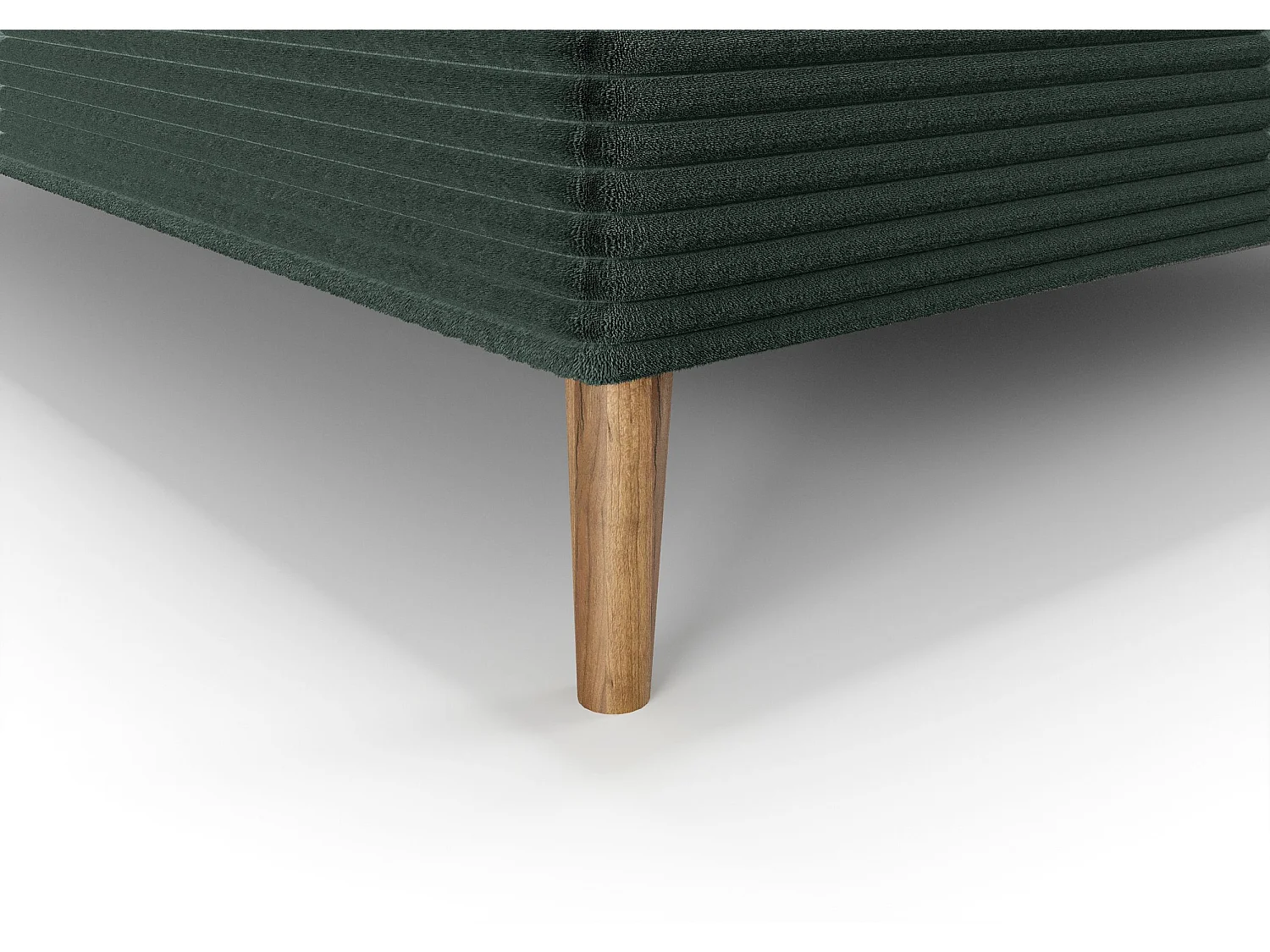 BEDANTE Boxspringbett NARA 180x200 POSO 014 Dunkelgrün Bett Bettkasten Ehebett Hotelbett Topper Matratze Schlafzimmer Stauraum