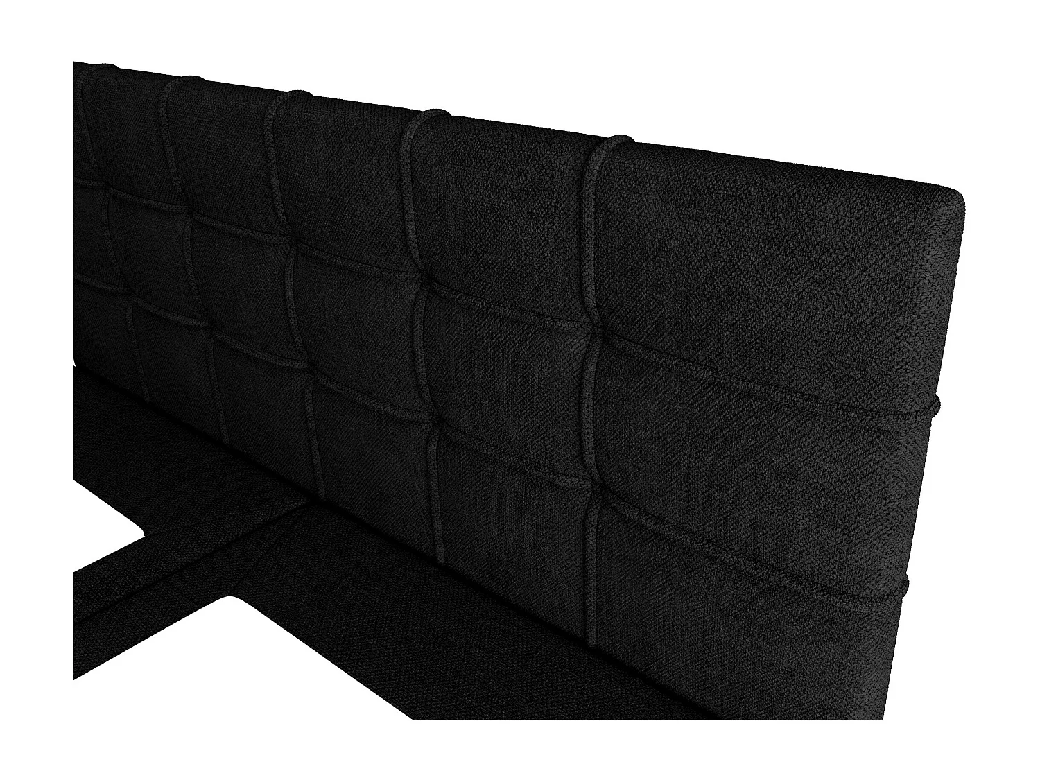 BEDANTE Boxspringbett KIDA 180x200 Curio 99 Schwarz Bett Bettkasten Ehebett Hotelbett Schlafzimmer Topper Matratze Stauraum