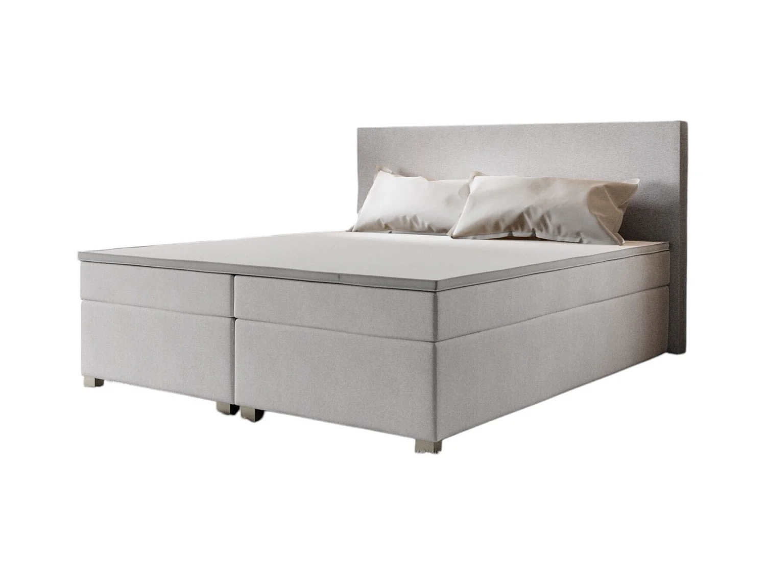 BEDANTE lit boxspring SIMPLE 180x200 COSMIC 10 beige lit coffre de lit lit double lit d'hôtel surmatelas matelas chambre à coucher rangement