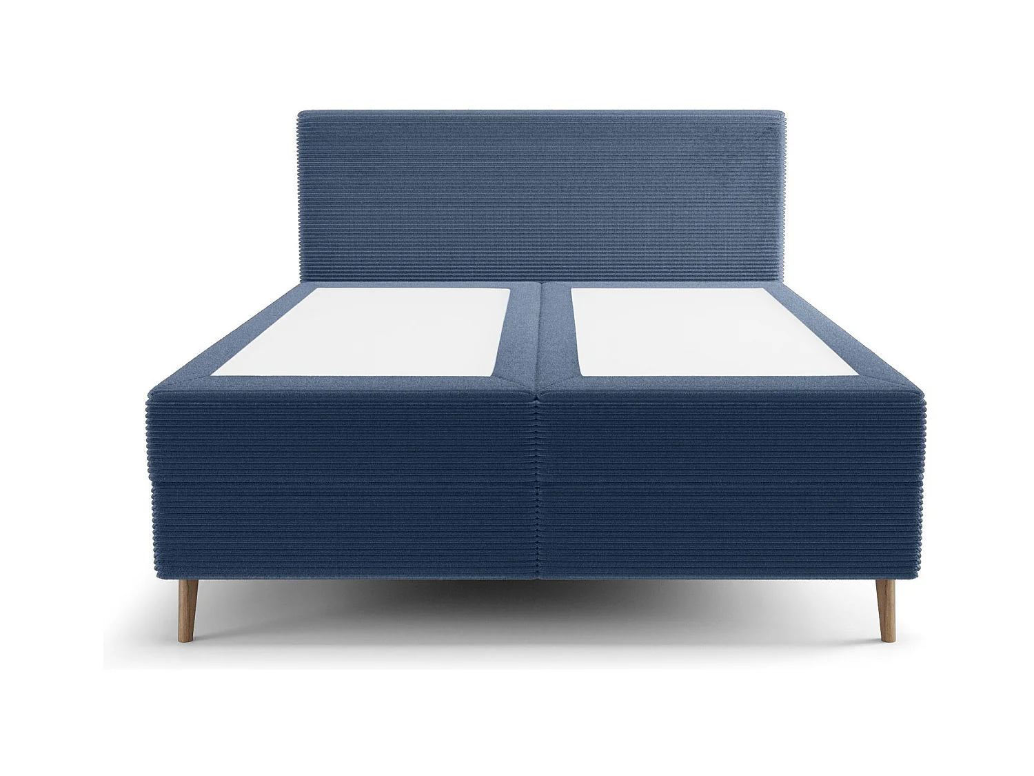 BEDANTE lit boxspring NARA 140x200 POSO 05 bleu foncé lit coffre de lit lit double lit d'hôtel surmatelas matelas chambre à coucher rangement