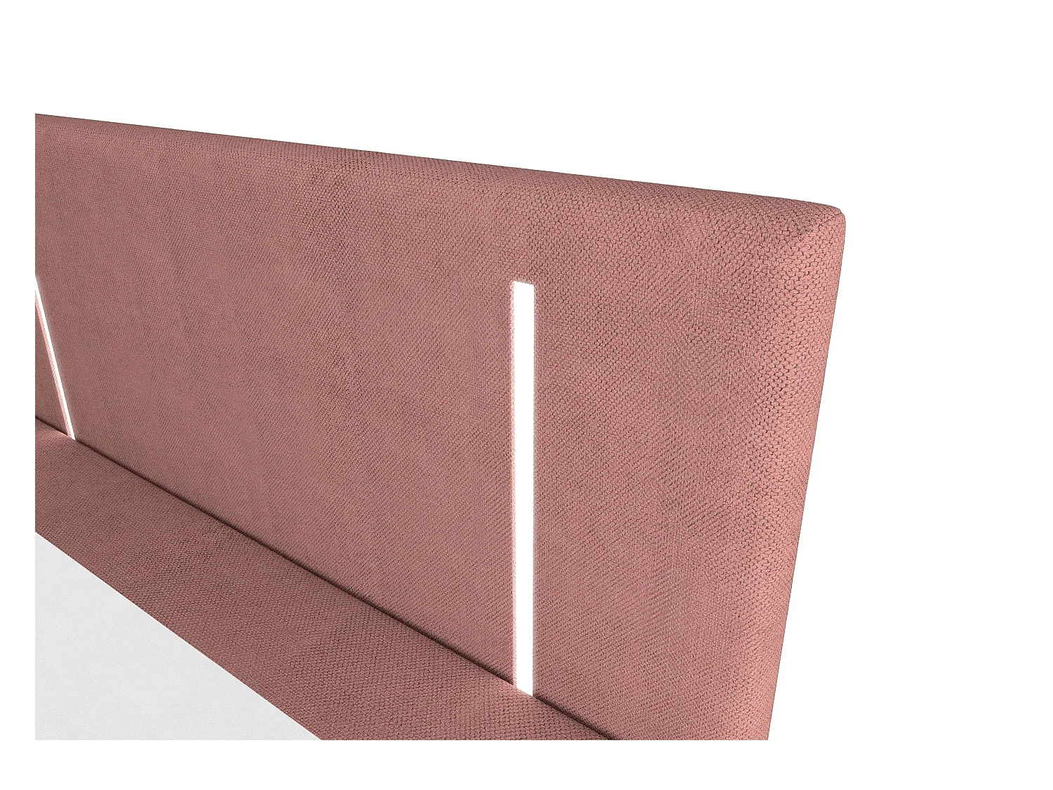 BEDANTE lit boxspring ONO 160x200 CURIO 63 rose lit coffre de lit lit double lit d'hôtel surmatelas matelas chambre à coucher rangement