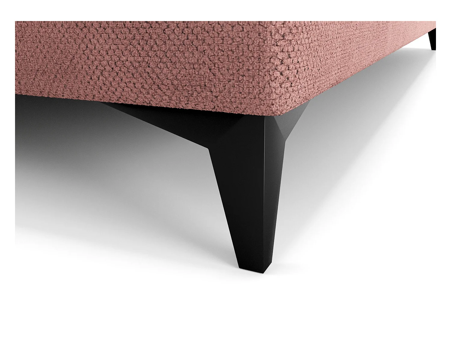 BEDANTE lit boxspring ONO 160x200 CURIO 63 rose lit coffre de lit lit double lit d'hôtel surmatelas matelas chambre à coucher rangement