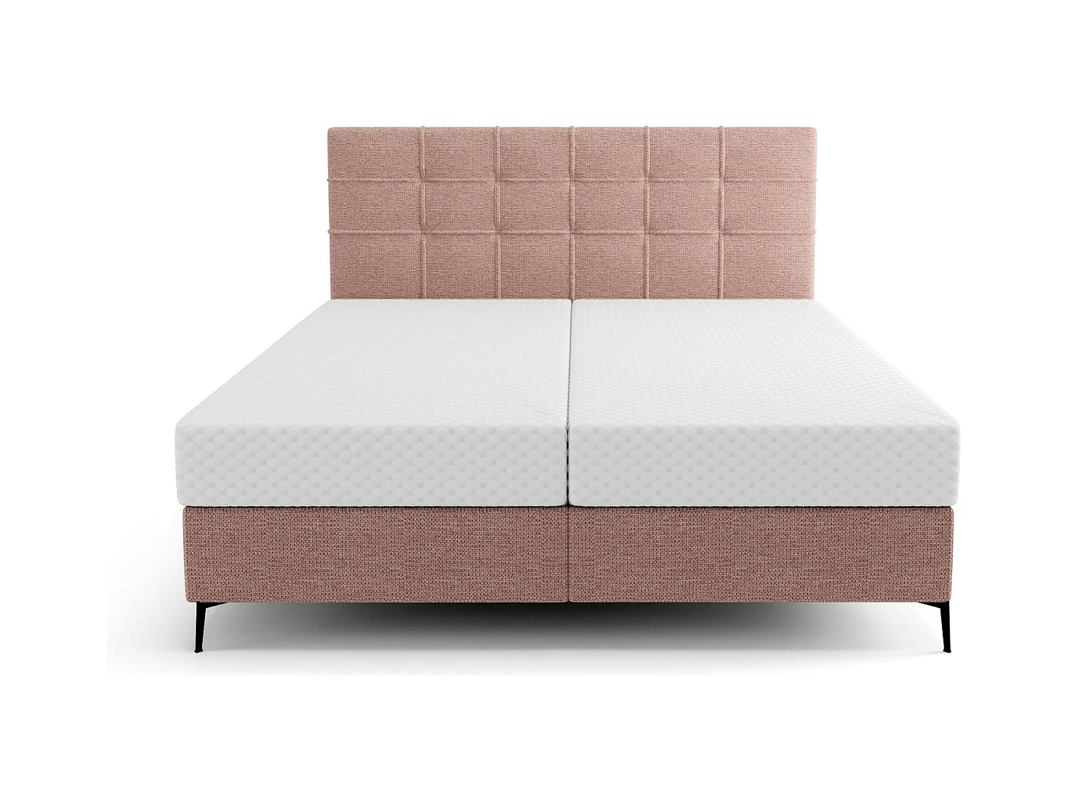 BEDANTE Lit boxspring INAO 160x200 ARAGON 62 Lit Coffre Lit double Lit d’hôtel Surmatelas Matelas Chambre à coucher Rangement