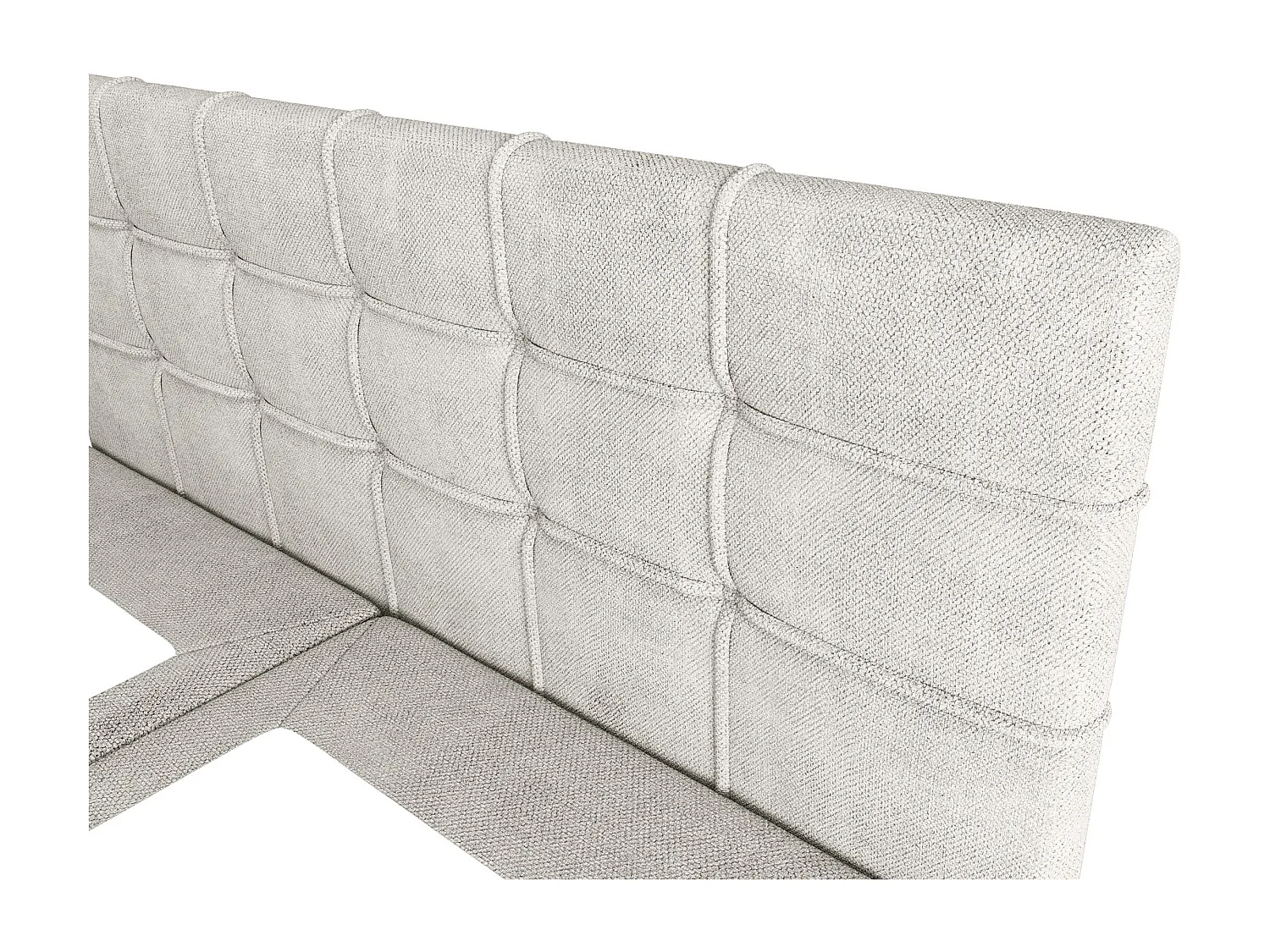 BEDANTE Boxspringbett KIDA 180x200 Curio 80 Hellgrau Bett Bettkasten Ehebett Hotelbett Schlafzimmer Topper Matratze Stauraum