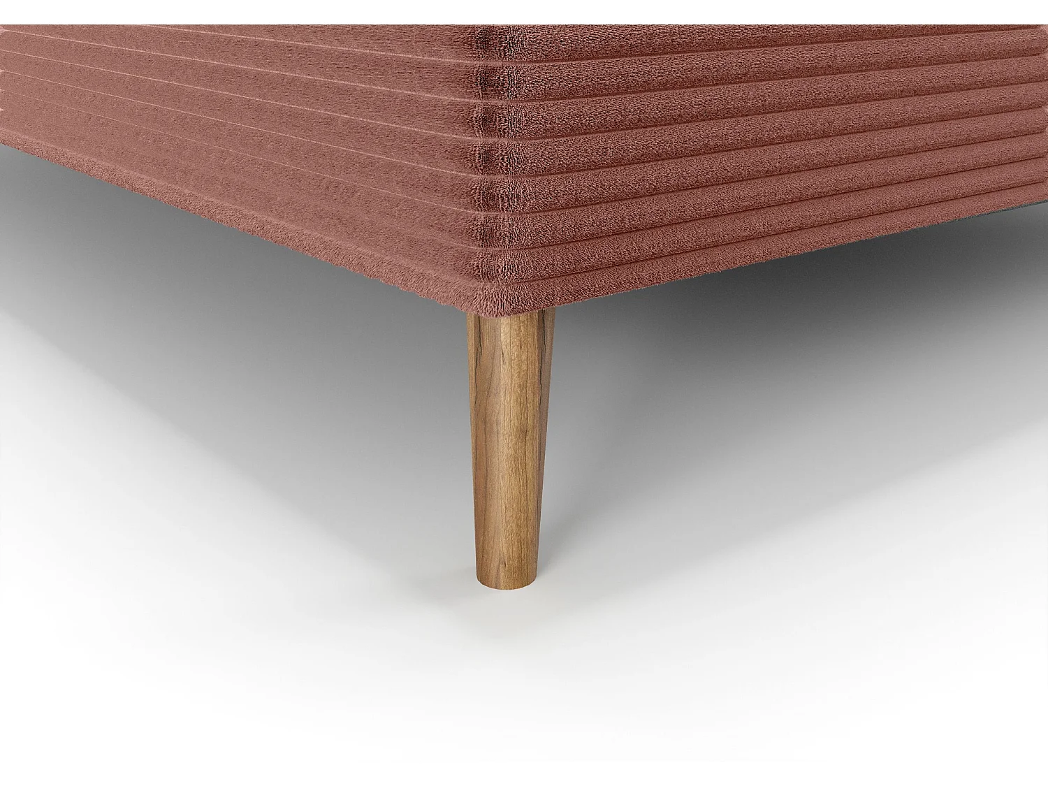 BEDANTE Boxspringbett NARA 140x200 POSO 029 Rosa Bett Bettkasten Ehebett Hotelbett Topper Matratze Schlafzimmer Stauraum