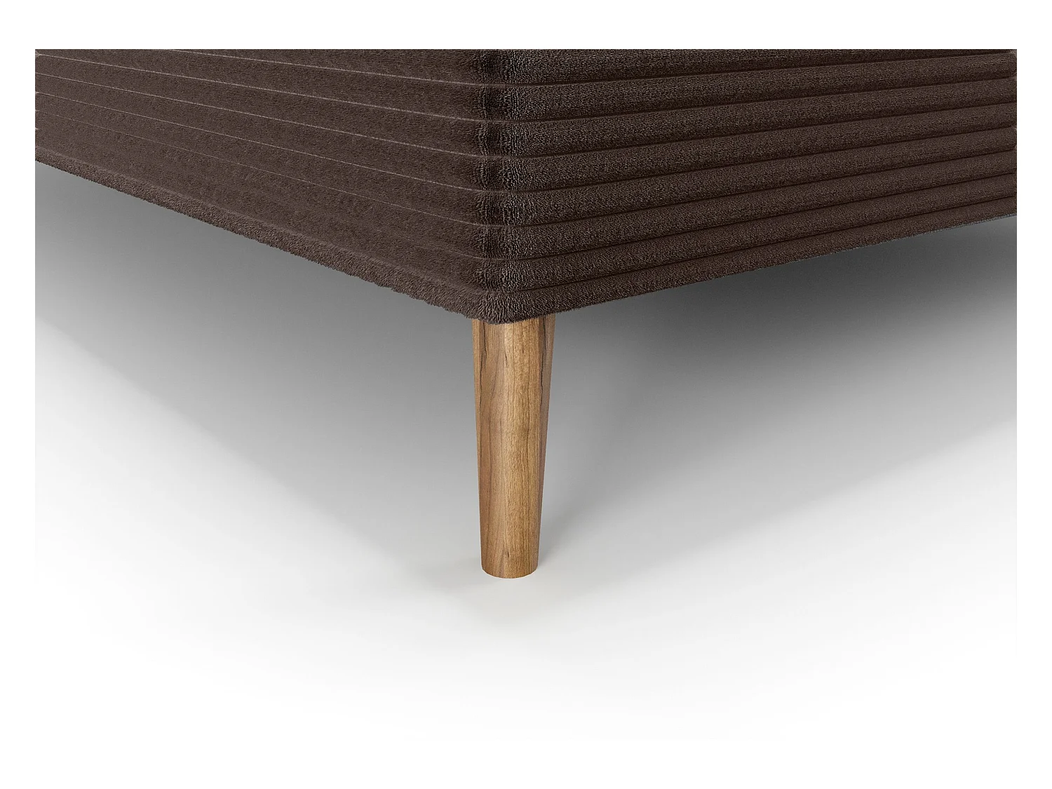 BEDANTE lit boxspring NARA 160x200 POSO 004 marron lit coffre de lit lit double lit d'hôtel surmatelas matelas chambre à coucher rangement