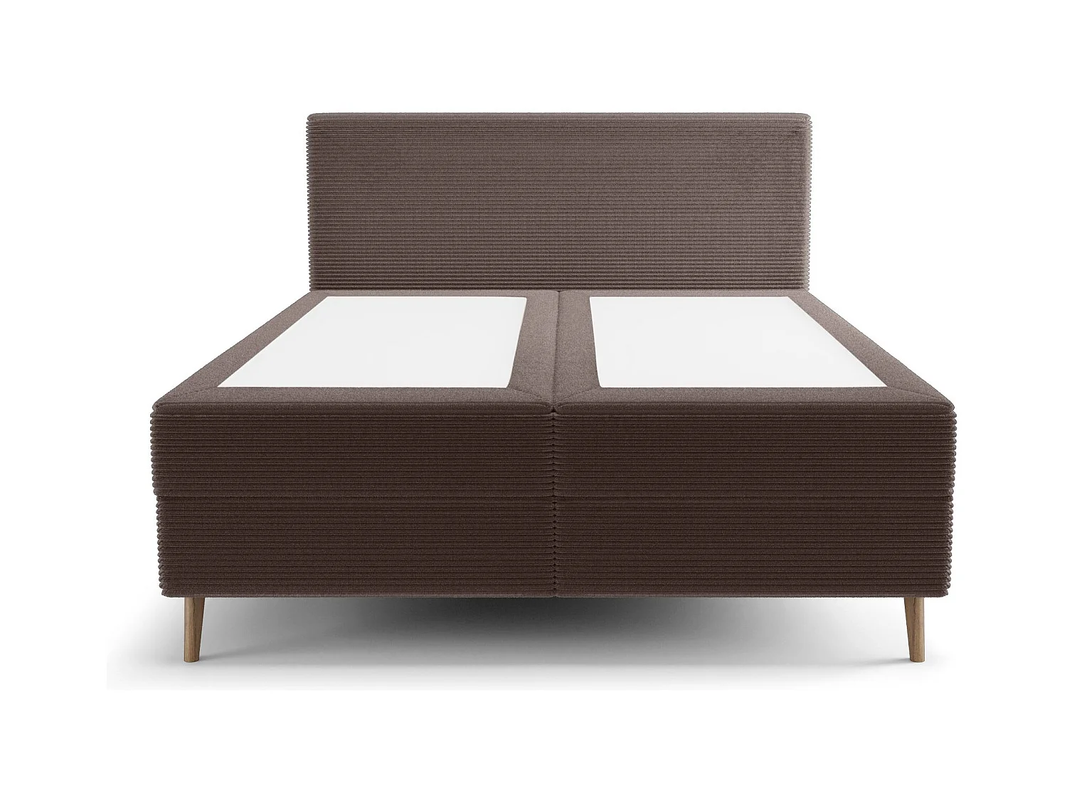 BEDANTE lit boxspring NARA 160x200 POSO 004 marron lit coffre de lit lit double lit d'hôtel surmatelas matelas chambre à coucher rangement