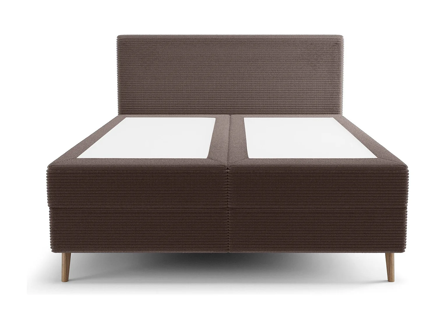 BEDANTE Boxspringbett NARA 160x200 POSO 004 Braun Bett Bettkasten Ehebett Hotelbett Topper Matratze Schlafzimmer Stauraum