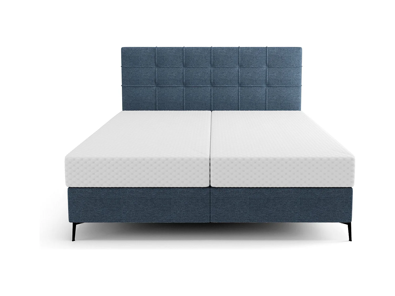 BEDANTE Lit boxspring INAO 160x200 ARAGON 74 Lit Coffre Lit double Lit d’hôtel Surmatelas Matelas Chambre à coucher Rangement