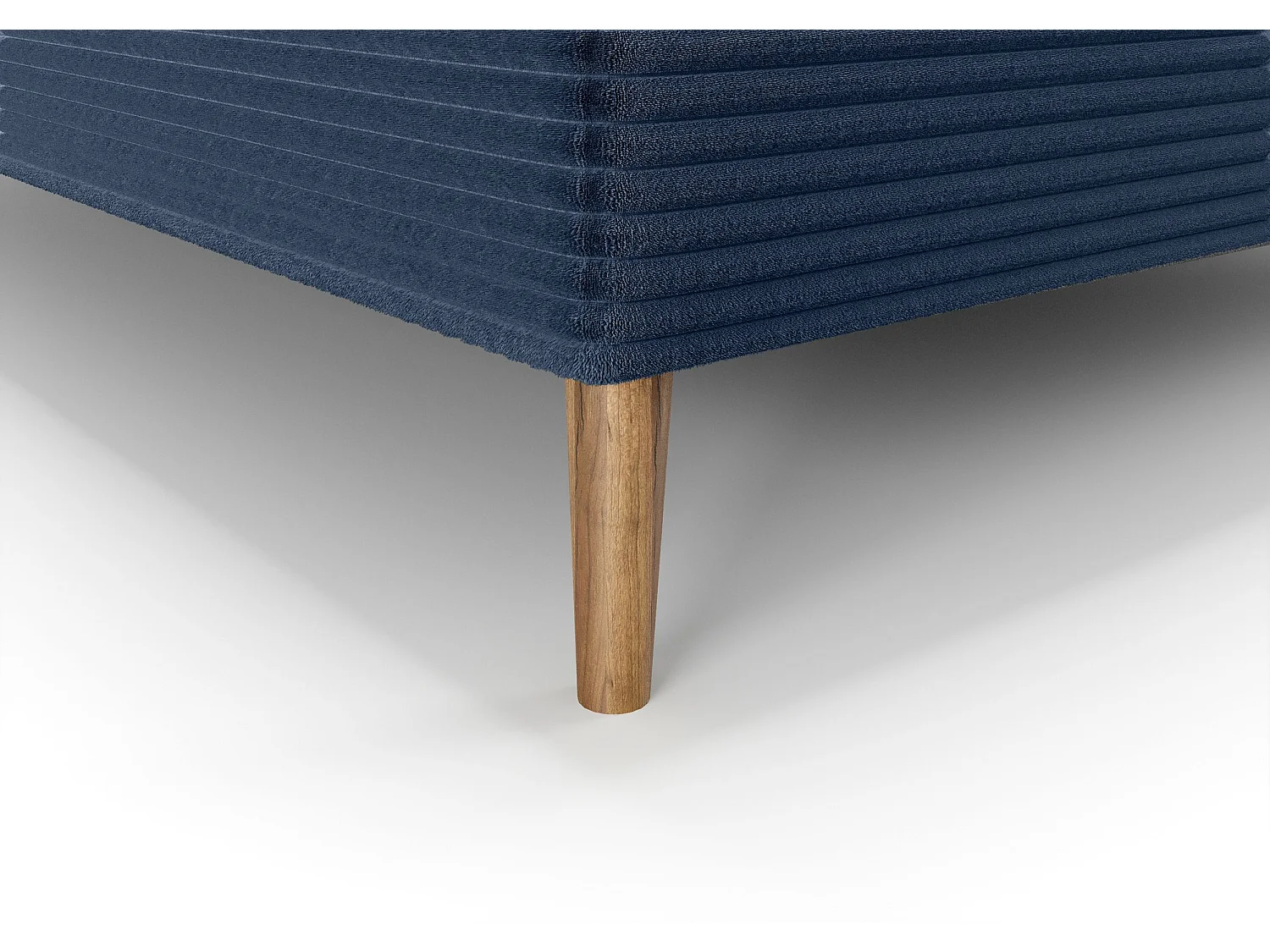 BEDANTE lit boxspring NARA 160x200 POSO bleu foncé 05 lit coffre de lit lit double lit d'hôtel surmatelas matelas chambre à coucher rangement