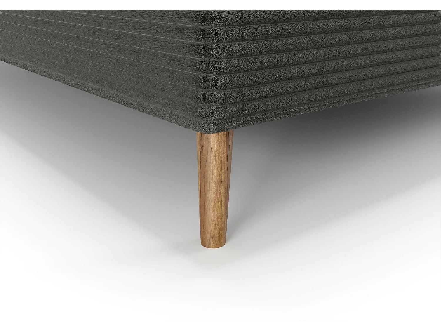 BEDANTE Boxspringbett NARA 180x200 POSO 115 Dunkelgrau Bett Bettkasten Ehebett Hotelbett Topper Matratze Schlafzimmer Stauraum