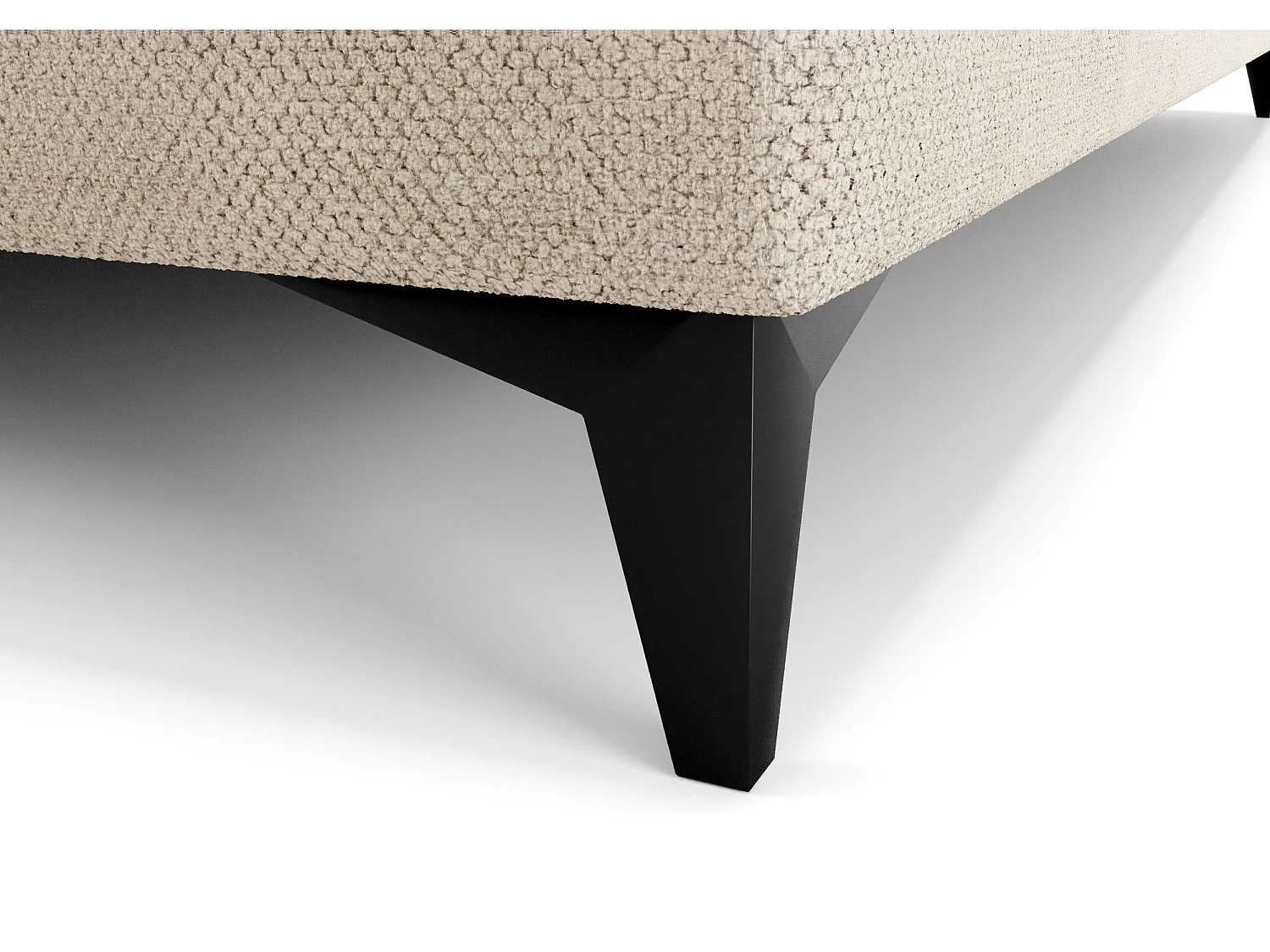 BEDANTE Boxspringbett ONO 140x200 CURIO 09 Ecru Bett Bettkasten Ehebett Hotelbett Topper Matratze Schlafzimmer Stauraum