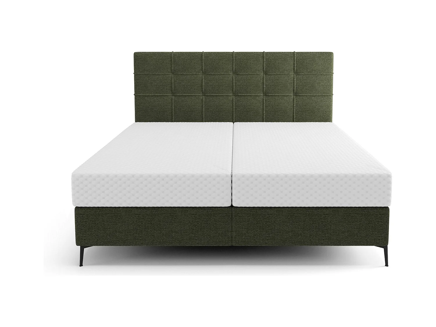 BEDANTE Lit boxspring INAO 160x200 ARAGON 39 Lit Coffre Lit double Lit d’hôtel Surmatelas Matelas Chambre à coucher Rangement