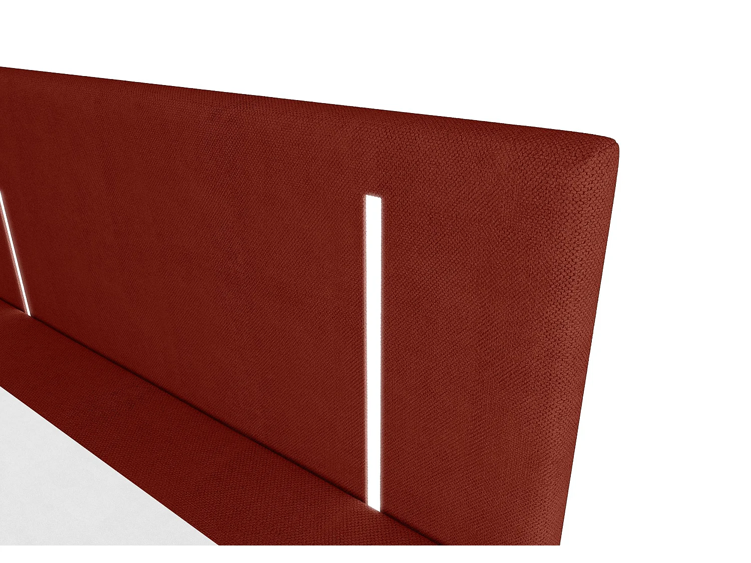 BEDANTE lit boxspring ONO 160x200 CURIO 57 rouge lit coffre de lit lit double lit d'hôtel surmatelas matelas chambre à coucher rangement