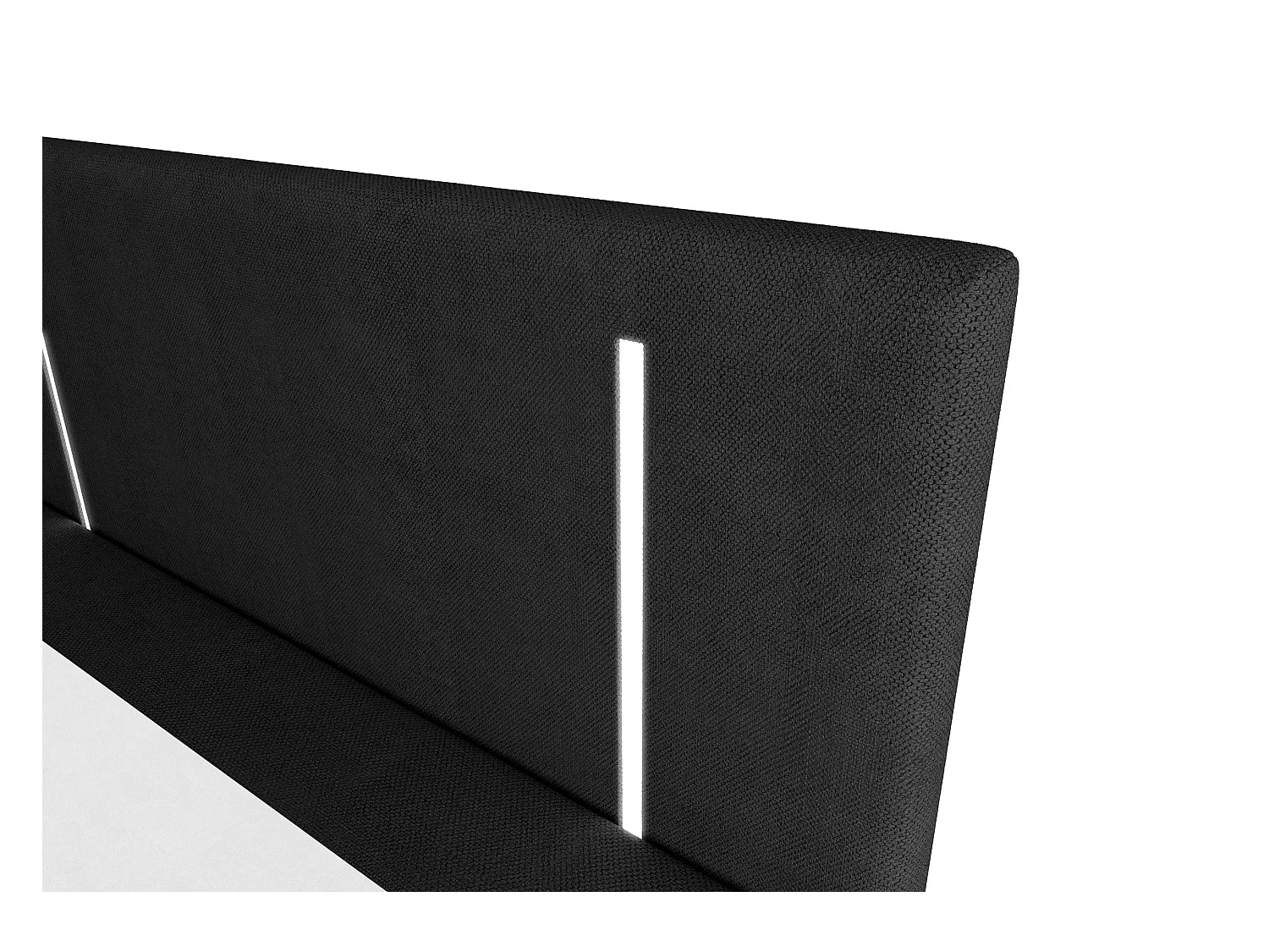 BEDANTE lit boxspring ONO 140x200 CURIO 99 noir lit coffre de lit lit double lit d'hôtel surmatelas matelas chambre à coucher rangement