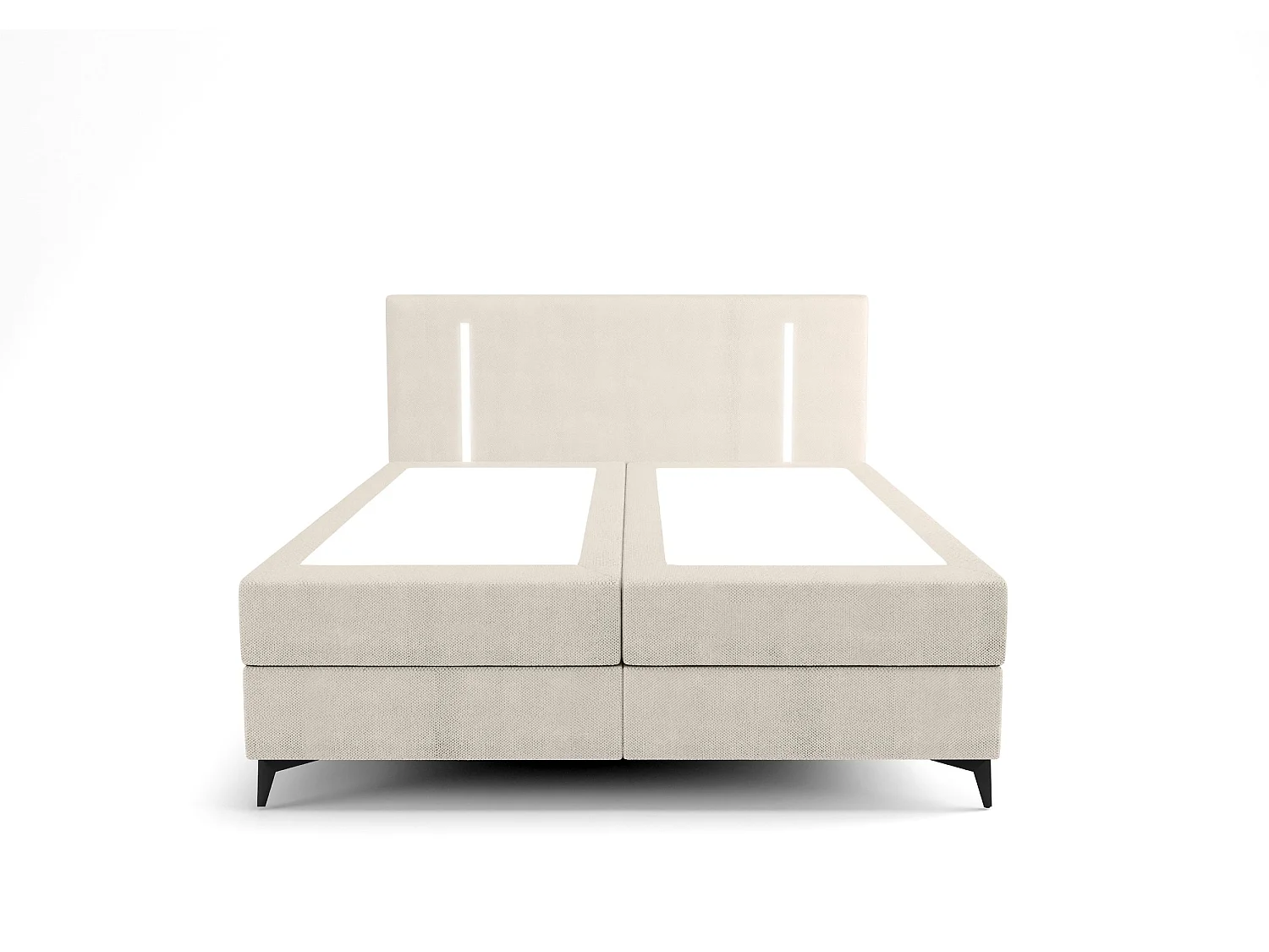 BEDANTE Boxspringbett ONO 180x200 CURIO 09 Ecru Bett Bettkasten Ehebett Hotelbett Topper Matratze Schlafzimmer Stauraum