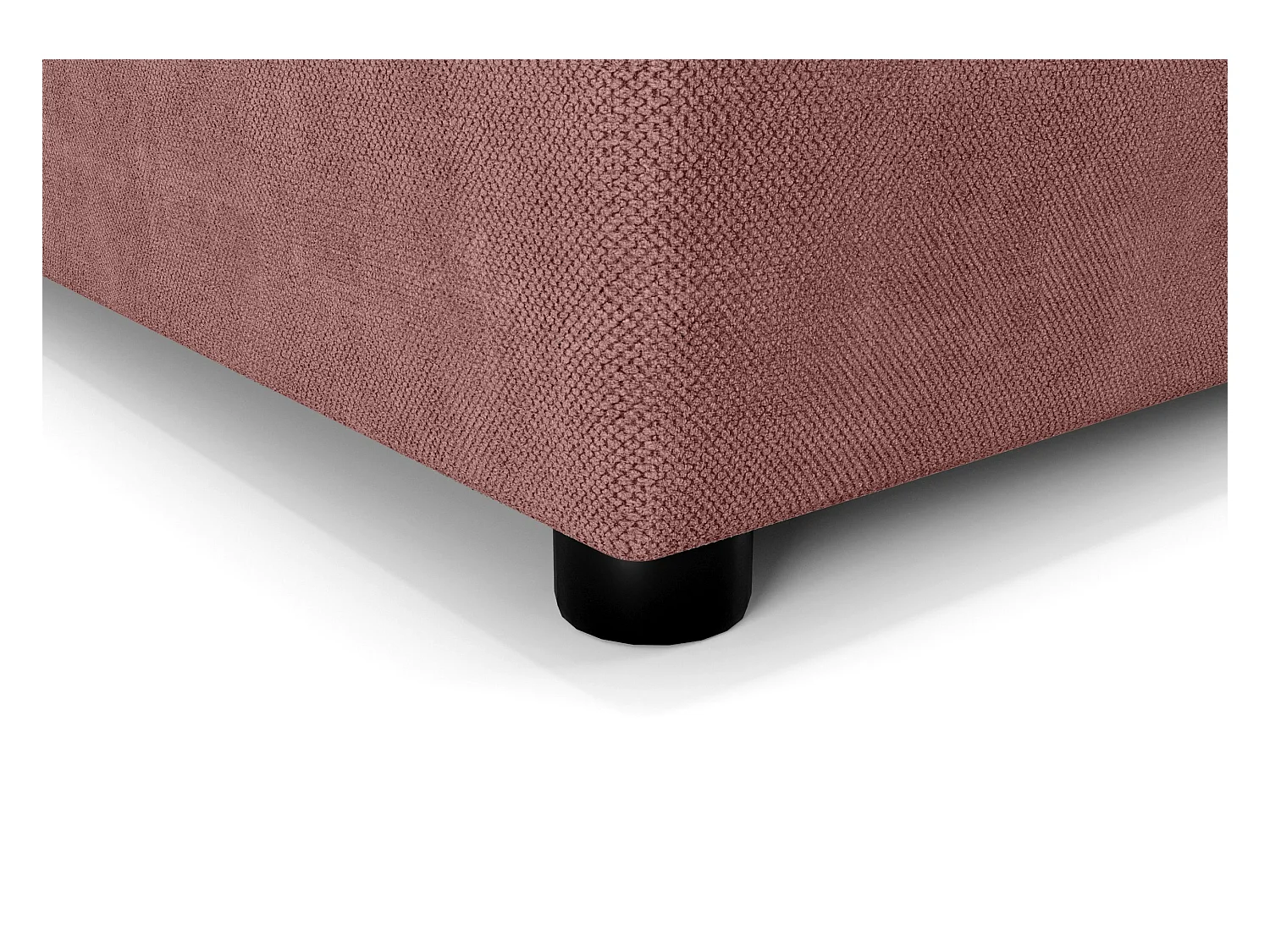 BEDANTE Lit boxspring KIDA 160x200 Curio 63 Rose Lit Litkasten Lit double Lit d'hôtel Chambre à coucher Espace de rangement