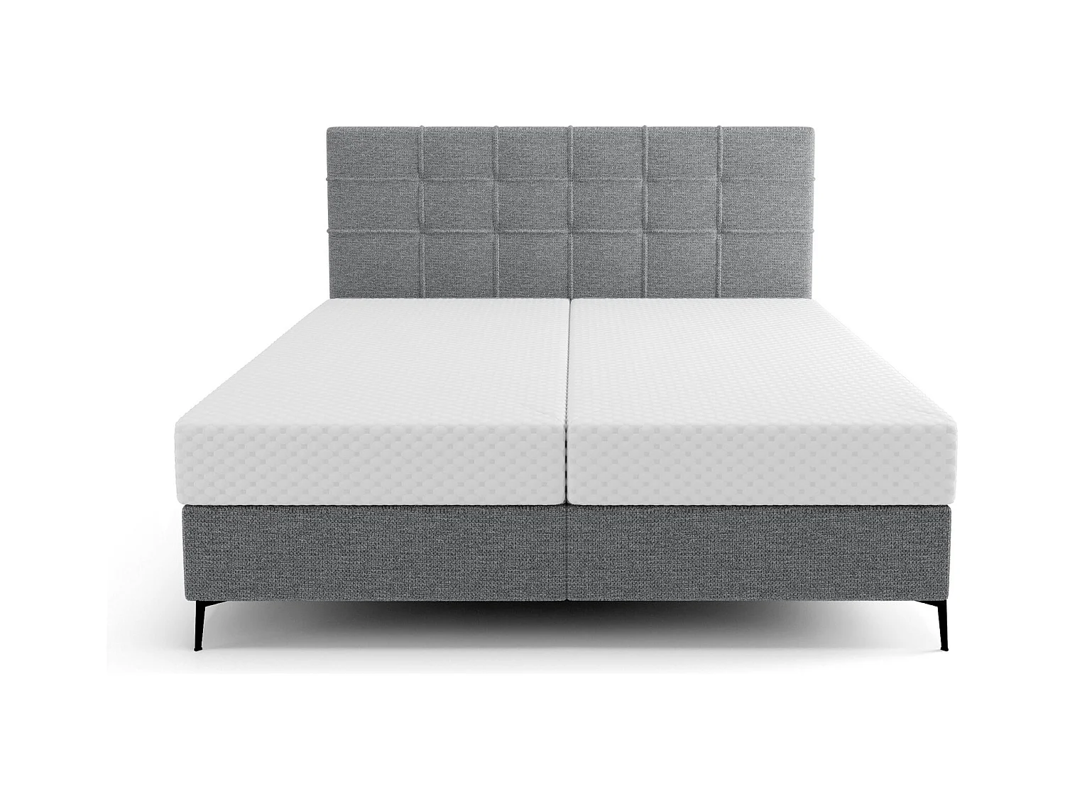 BEDANTE Lit boxspring INAO 140x200 ARAGON 93 Lit Coffre Lit double Lit d’hôtel Surmatelas Matelas Chambre à coucher Rangement