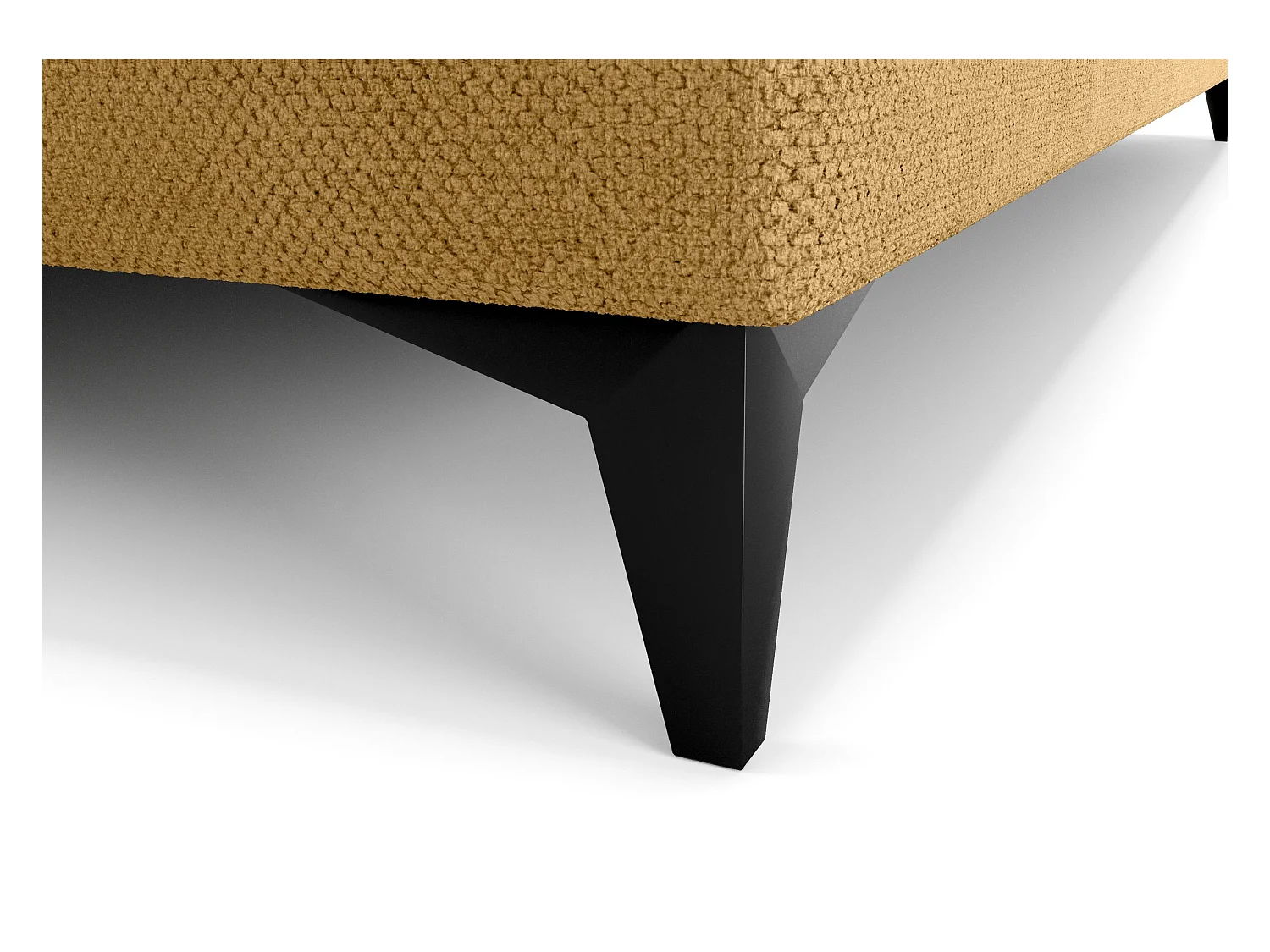 BEDANTE lit boxspring ONO 180x200 CURIO 48 orange lit coffre de lit lit double lit d'hôtel surmatelas matelas chambre à coucher rangement