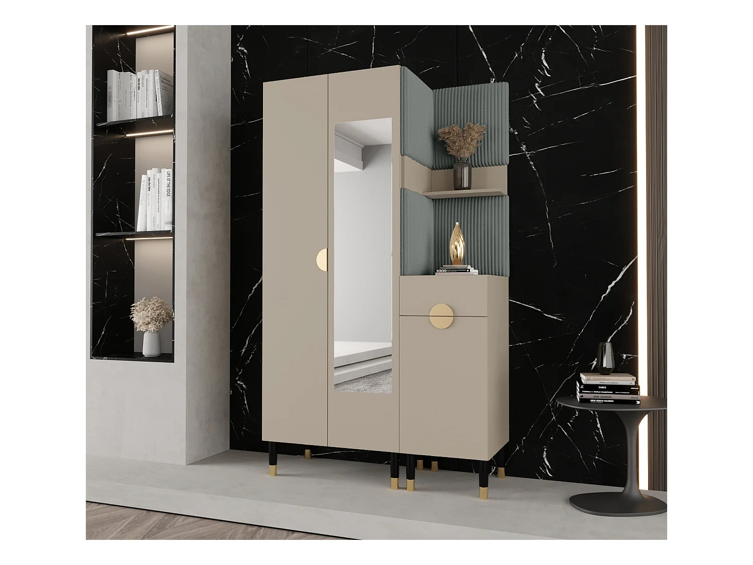 Ensemble de garde-robe Palermo 16 200/116/46 (Cachemire/Poso 60)