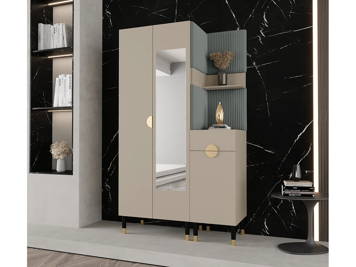 Ensemble de garde-robe Palermo 16 200/116/46 (Cachemire/Poso 60)