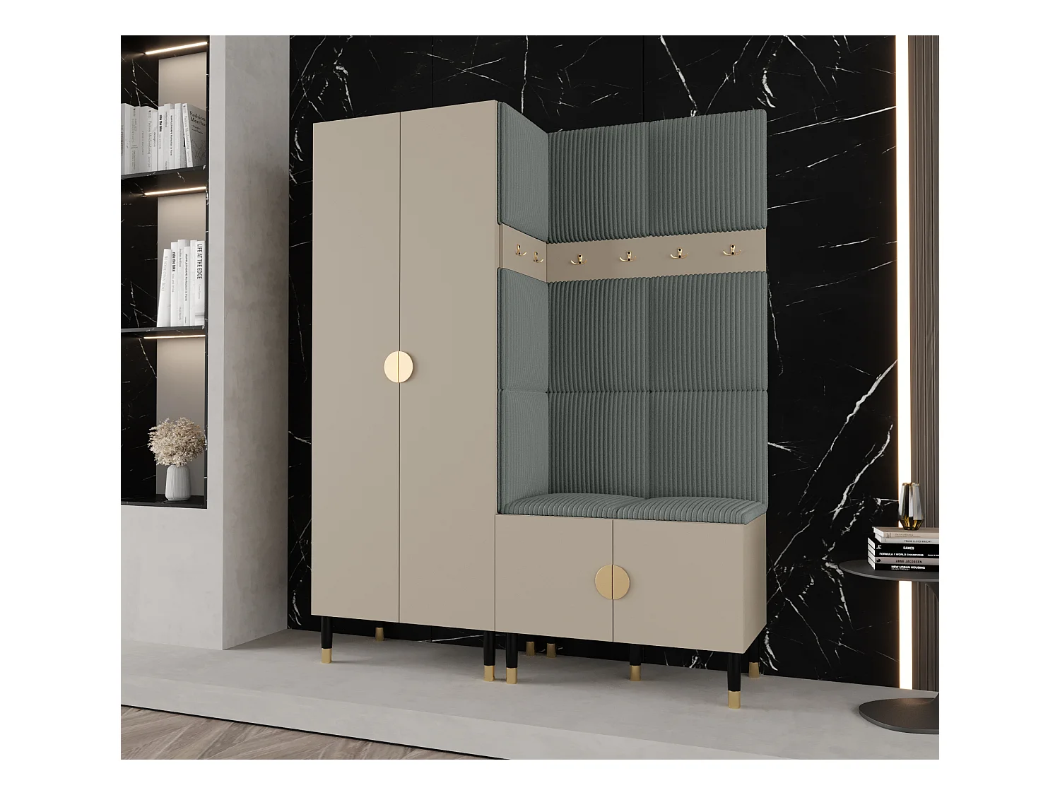 Ensemble de garde-robe Palermo 2 200/158/46 (Cachemire/Poso 60)