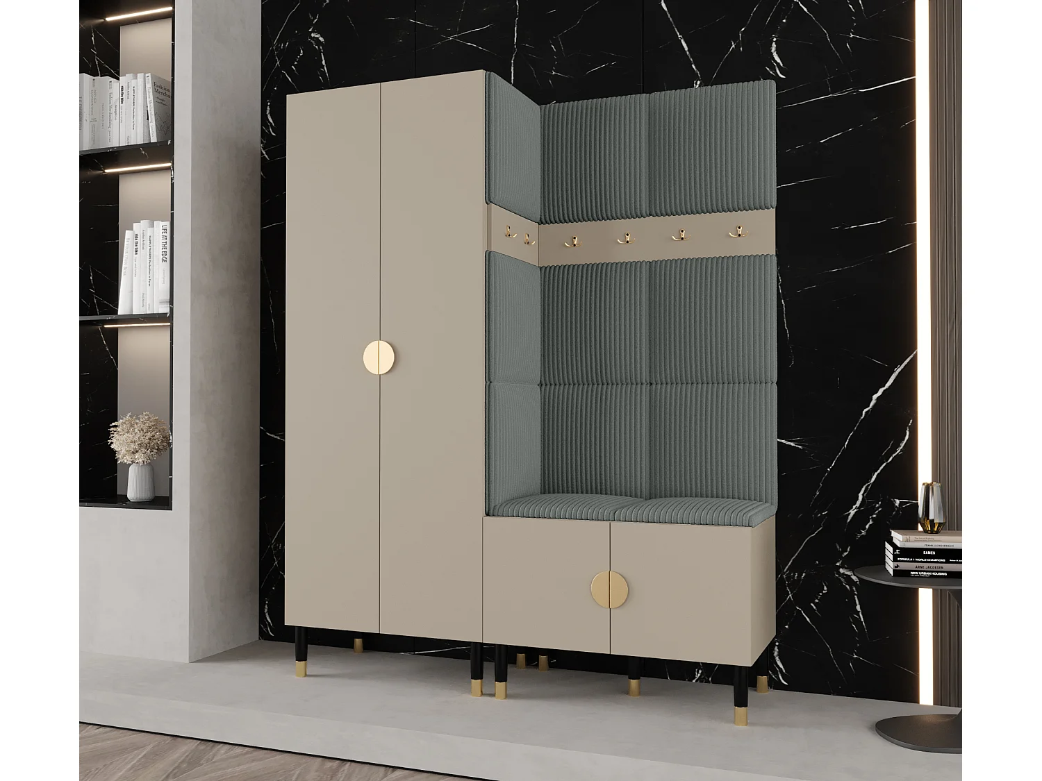 Ensemble de garde-robe Palermo 2 200/158/46 (Cachemire/Poso 60)