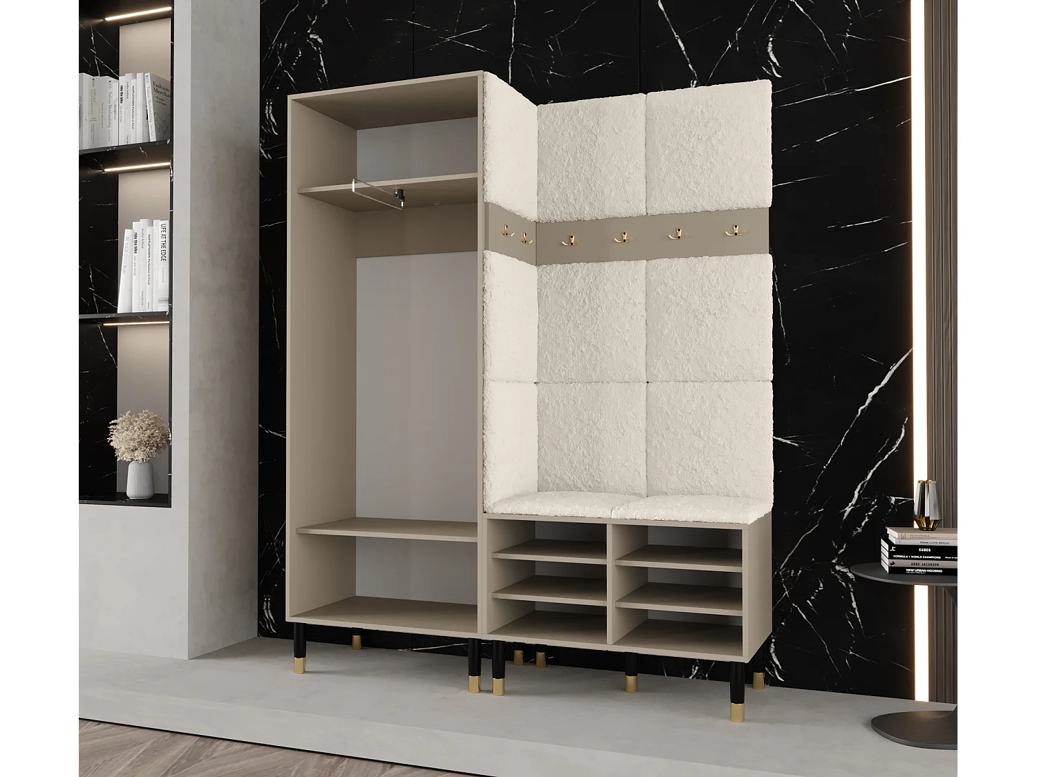 Ensemble de garde-robe Palermo 2 200/158/46 (Cachemire/Poso 60)