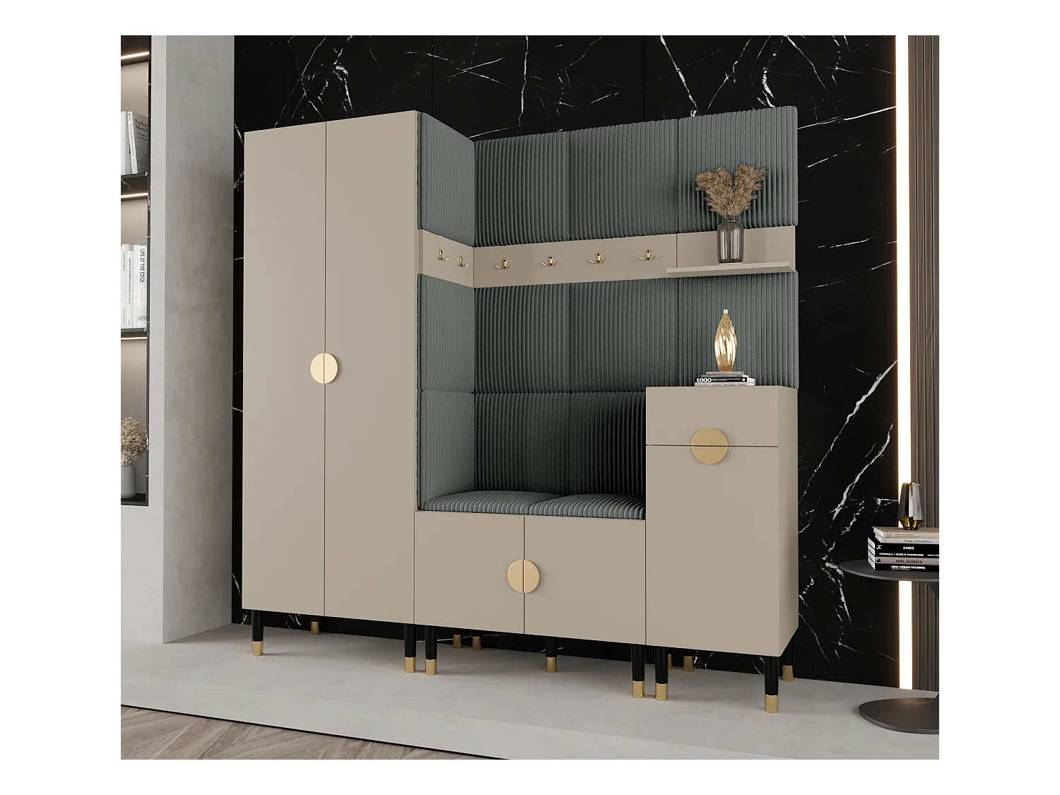 Ensemble de garde-robe Palermo 1 200/200/46 (Cachemire/Poso 60)