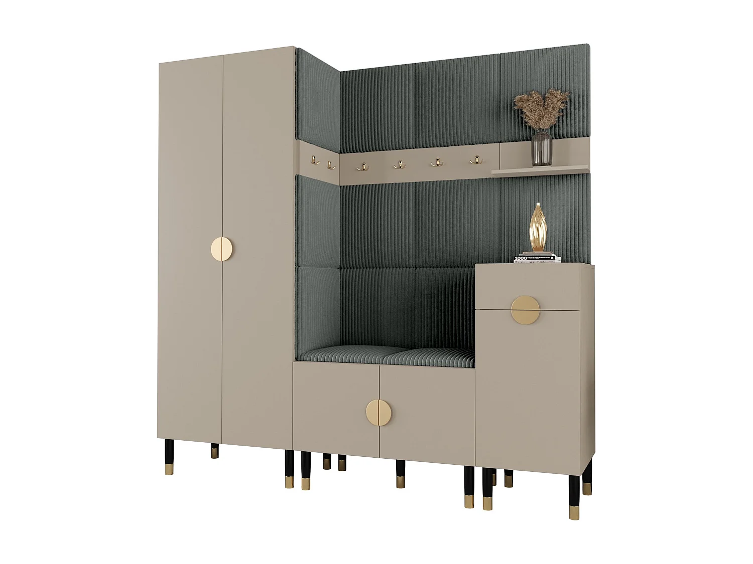 Ensemble de garde-robe Palermo 1 200/200/46 (Cachemire/Poso 60)