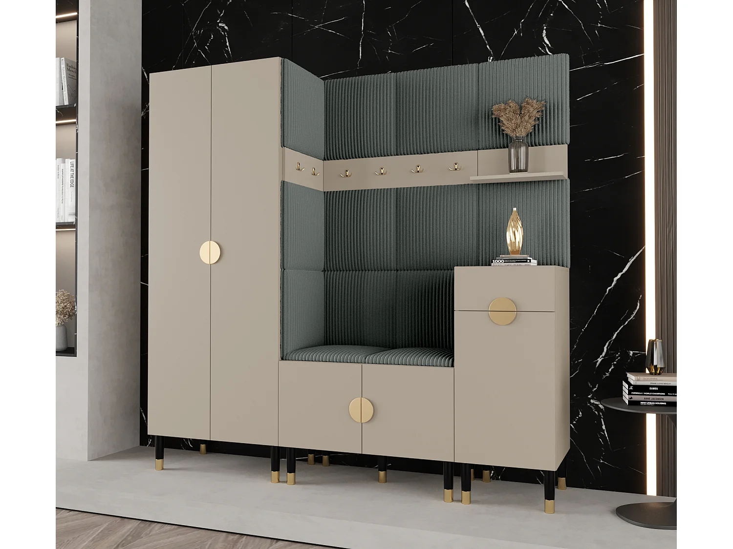 Ensemble de garde-robe Palermo 1 200/200/46 (Cachemire/Poso 60)