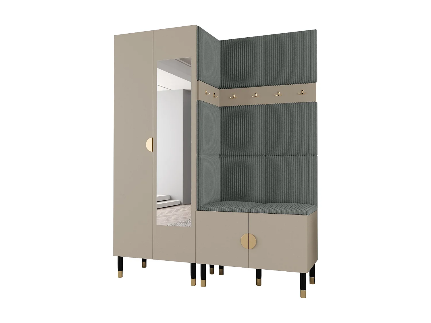 Ensemble de garde-robe Palermo 14 200/158/46 (Cachemire/Poso 60)