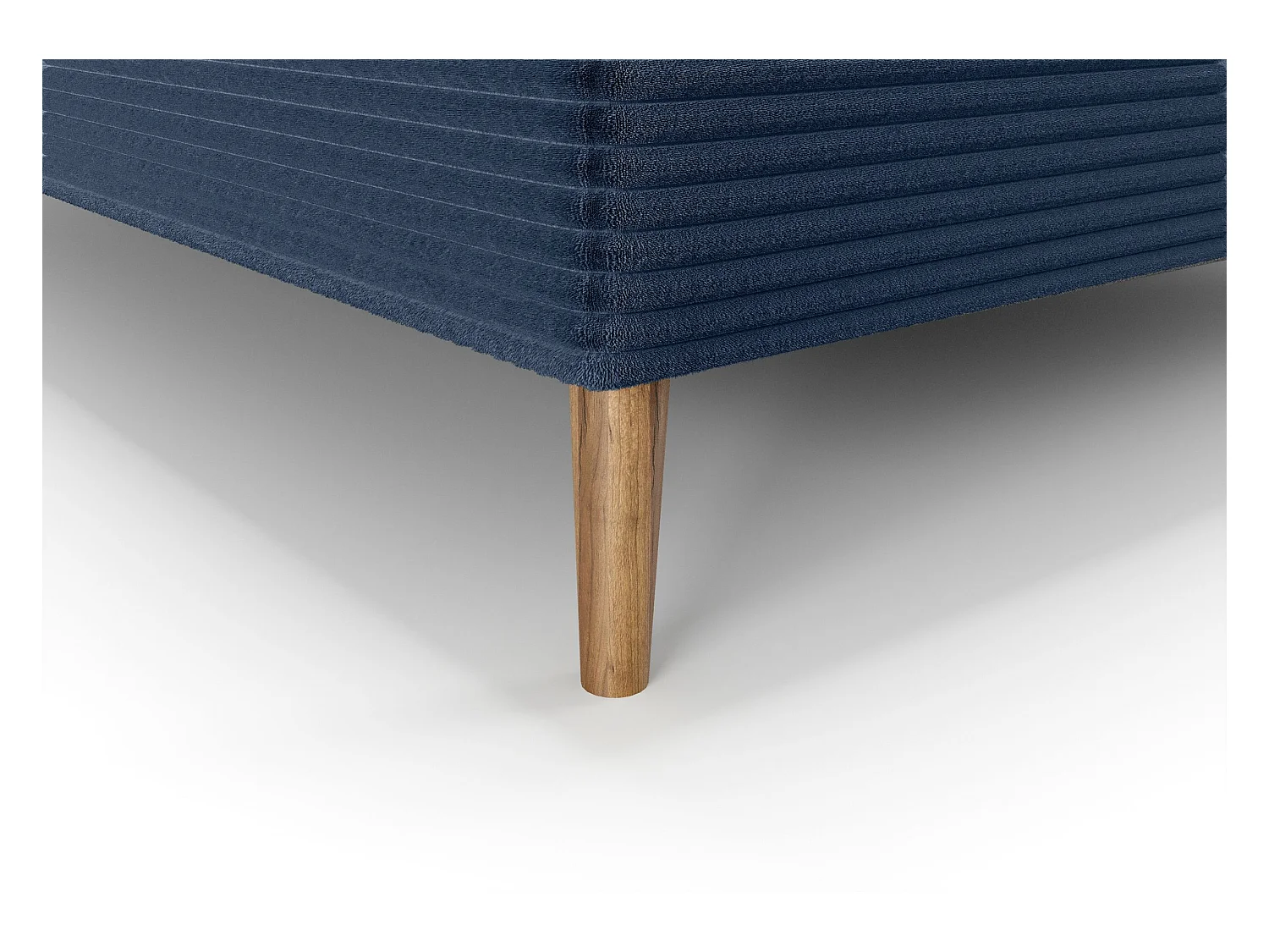 BEDANTE lit boxspring NARA 180x200 POSO 05 bleu foncé lit coffre de lit lit double lit d'hôtel surmatelas matelas chambre à coucher rangement