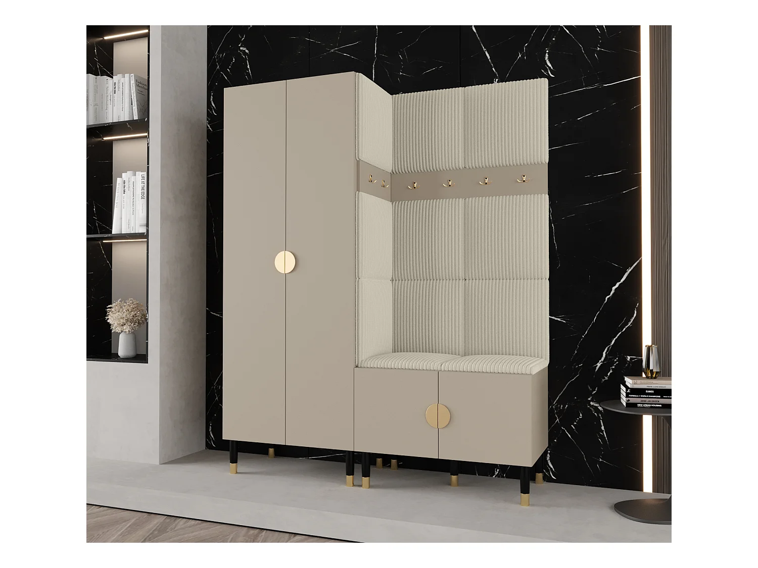 Ensemble de garde-robe Palermo 2 200/158/46 (Cachemire/Poso 100)